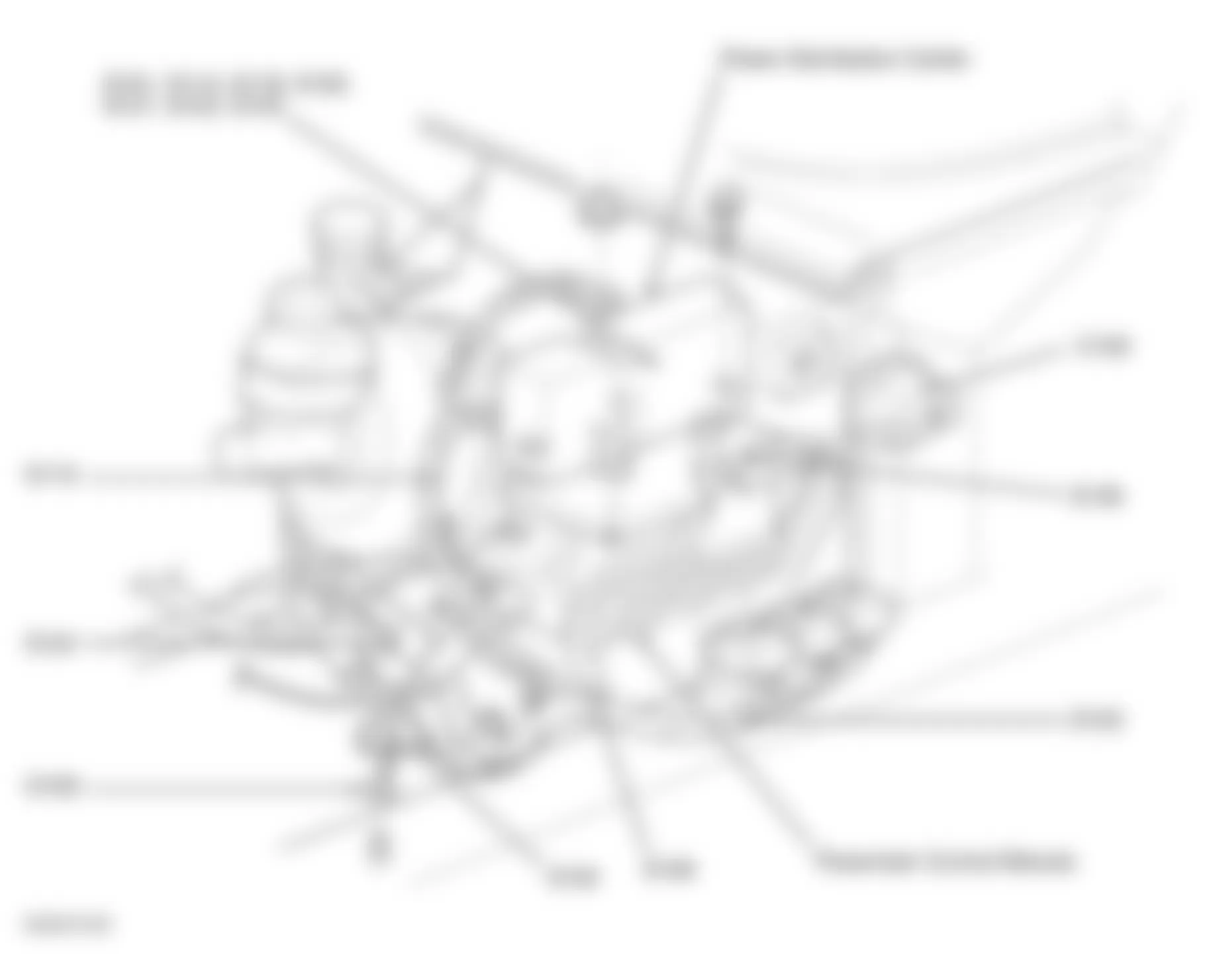 Dodge Viper RT/10 2002 - Component Locations -  Left Side Engine Of Compartment