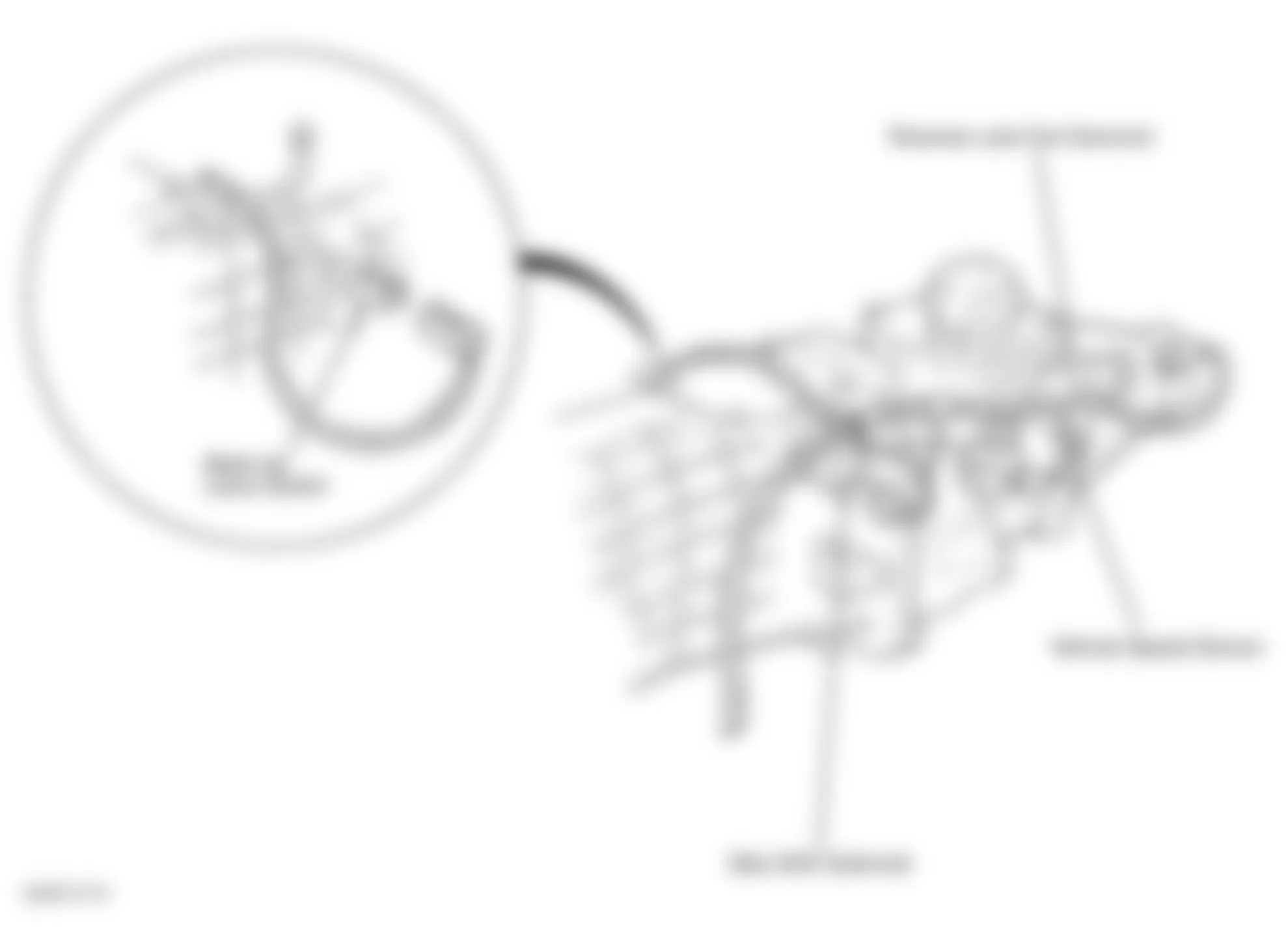 Dodge Viper RT/10 2002 - Component Locations -  Left Side Of Transmission