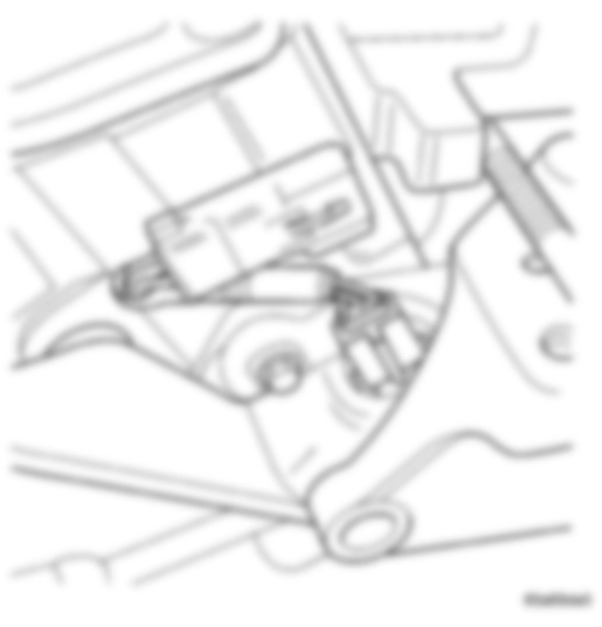 Dodge Caravan SE 2003 - Component Locations -  Camshaft Position Sensor - 3.3L/3.8L