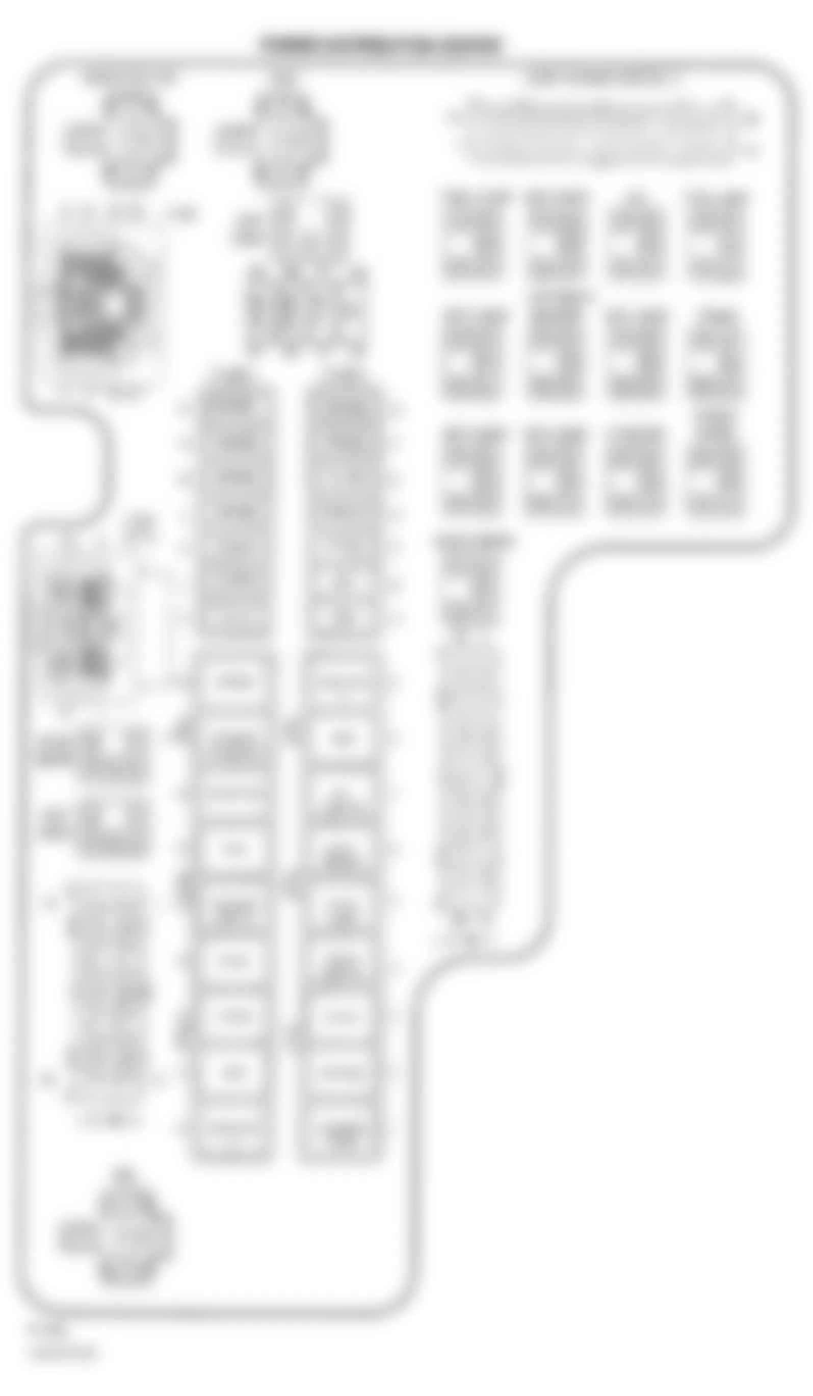 Dodge Durango 2003 - Component Locations -  Identifying Power Distribution Center Components