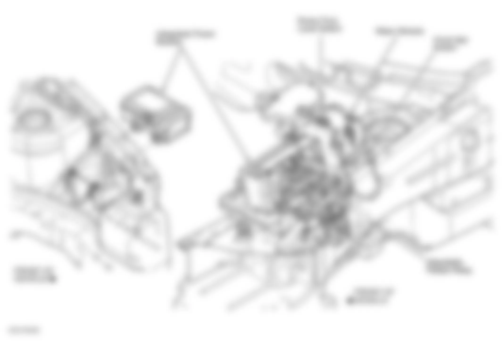 Dodge Grand Caravan EX 2003 - Component Locations -  Left Side Of Engine Compartment