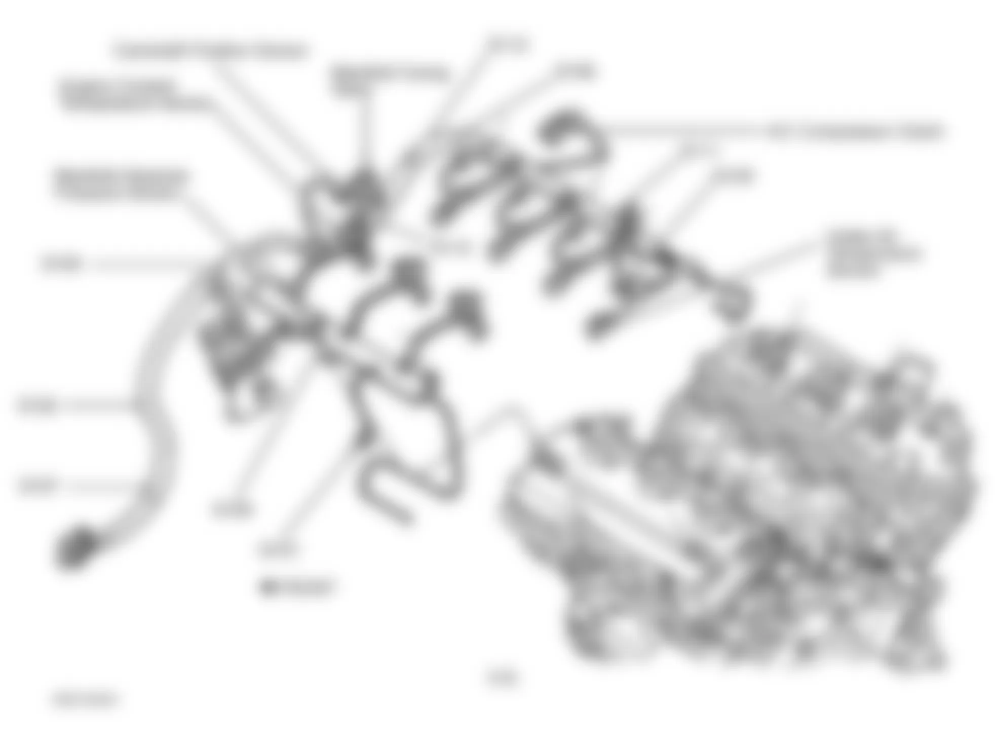 Dodge Intrepid SXT 2003 - Component Locations -  Top Of Engine (3.5L)