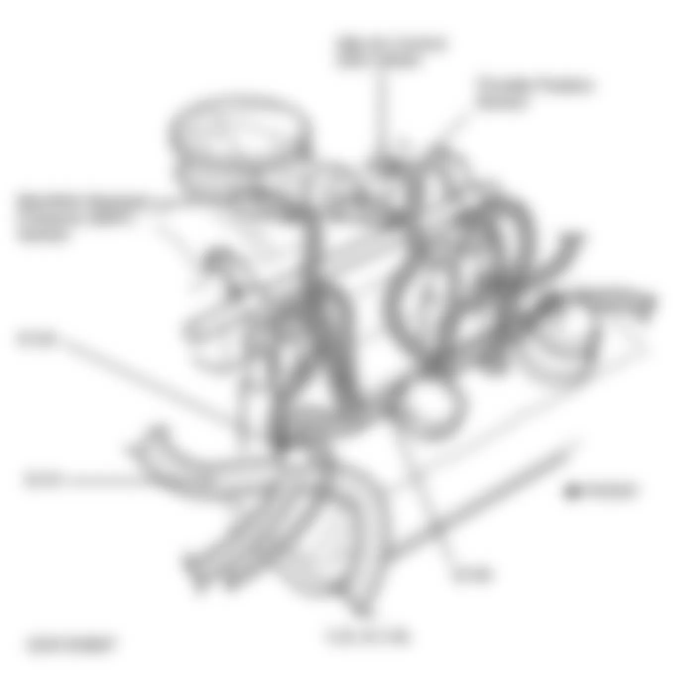 Dodge Ram Van B3500 2003 - Component Locations -  Left Side Of Engine (5.2L & 5.9L)