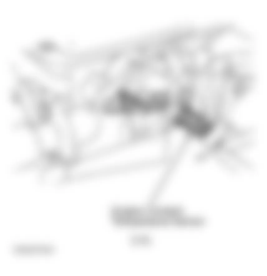 Dodge Stratus SE 2003 - Component Locations -  Rear Of Engine (2.4L)