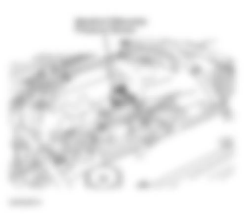 Dodge Stratus SE 2003 - Component Locations -  Top Of Engine (2.4L)