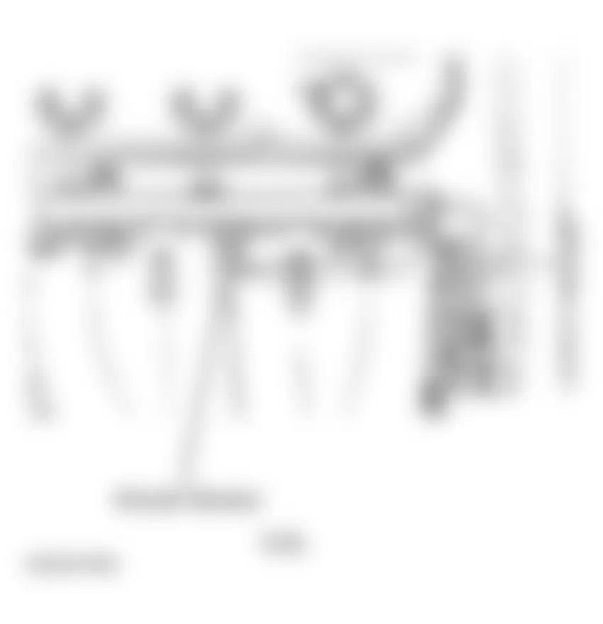 Dodge Stratus SE 2003 - Component Locations -  Top Of Engine (3.0L)