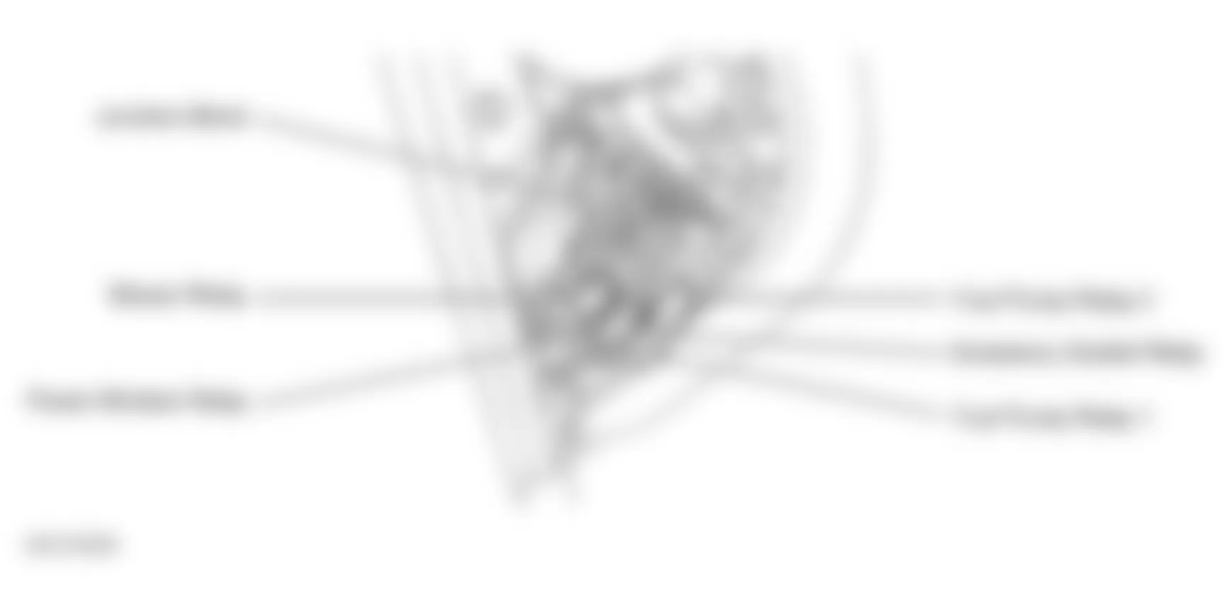 Dodge Stratus SE 2003 - Component Locations -  Junction Block