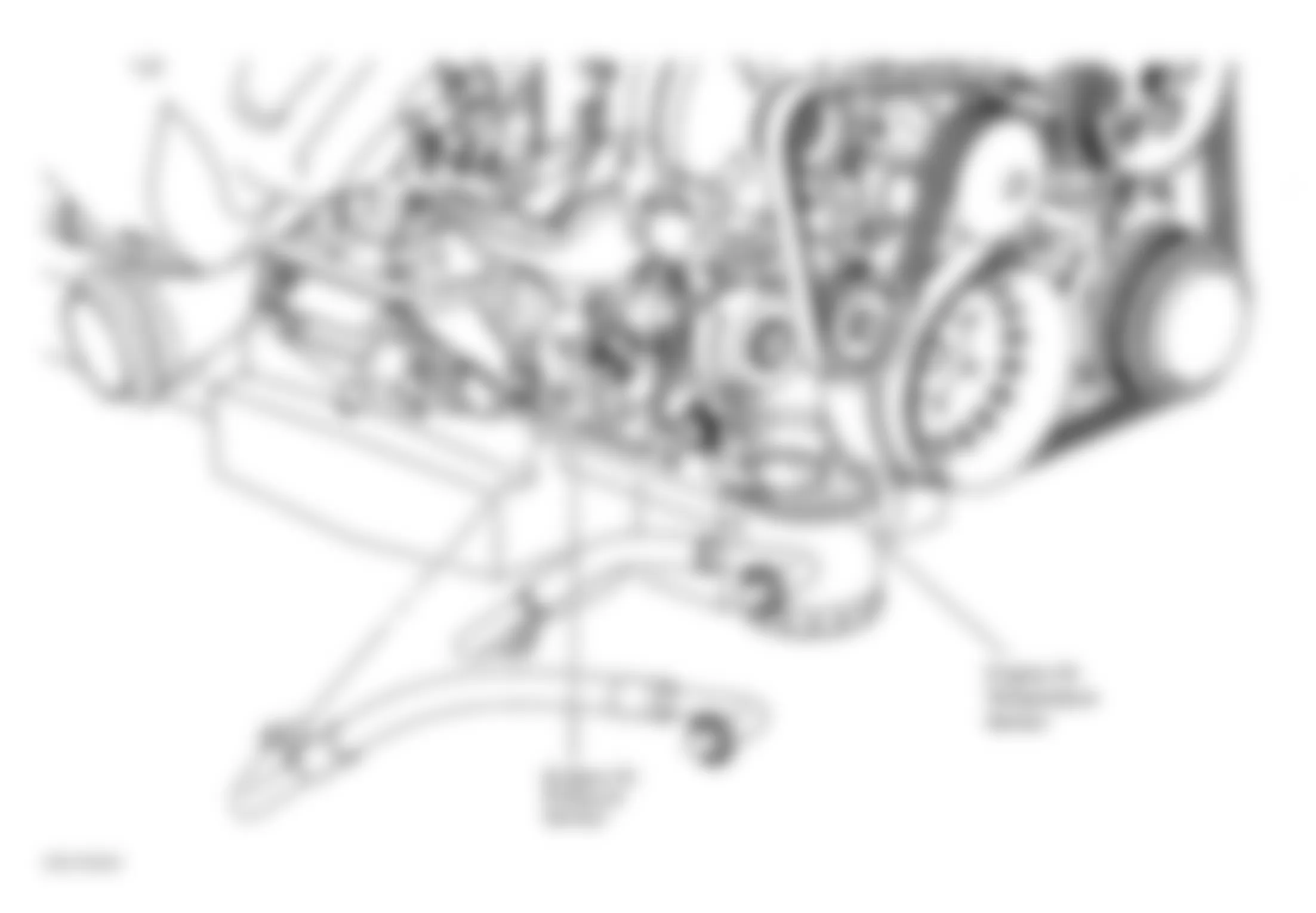 Dodge Viper SRT-10 2003 - Component Locations -  Front Of Engine