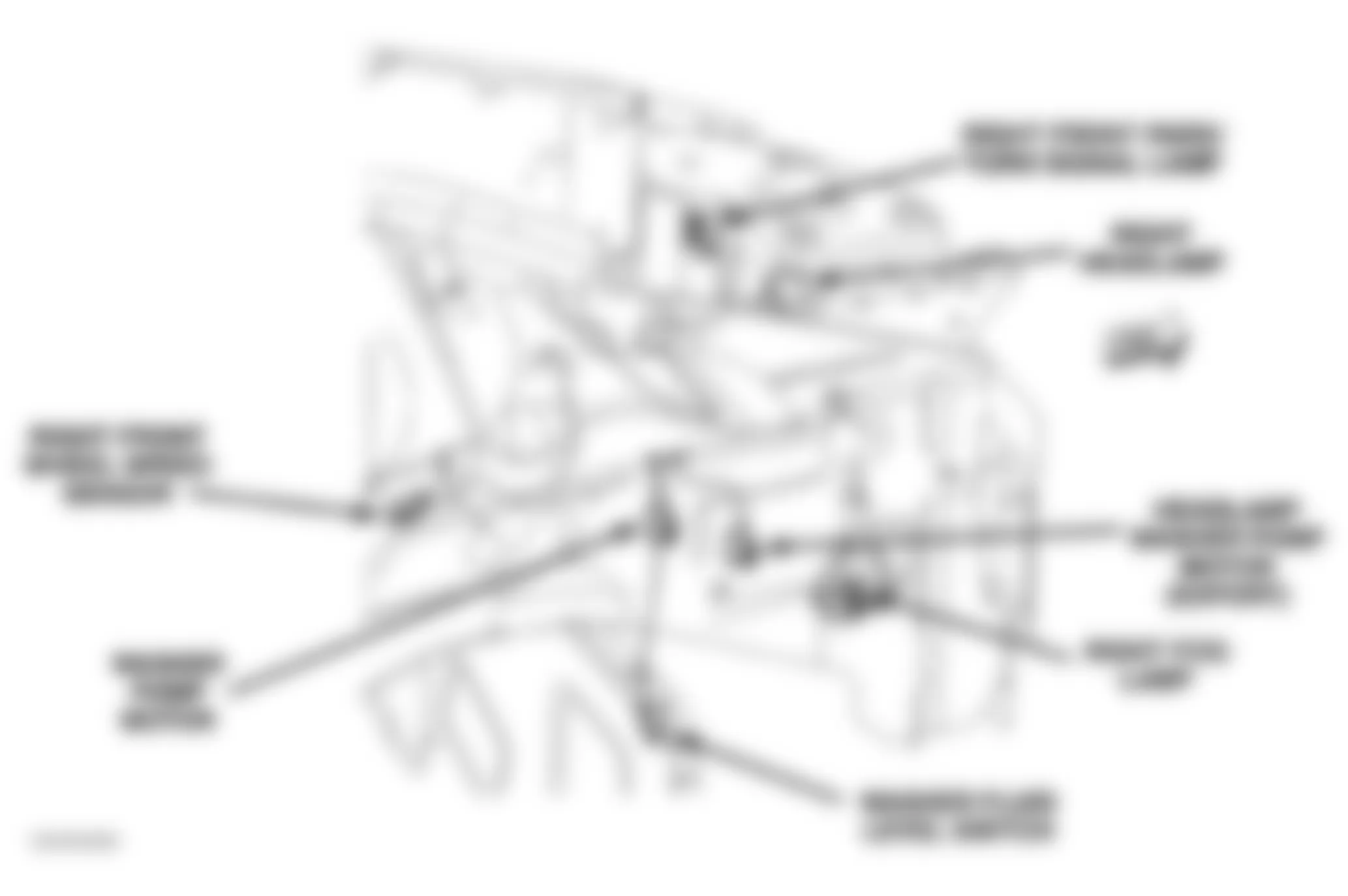 Dodge Caravan C/V 2004 - Component Locations -  Right Front Of Engine Compartment