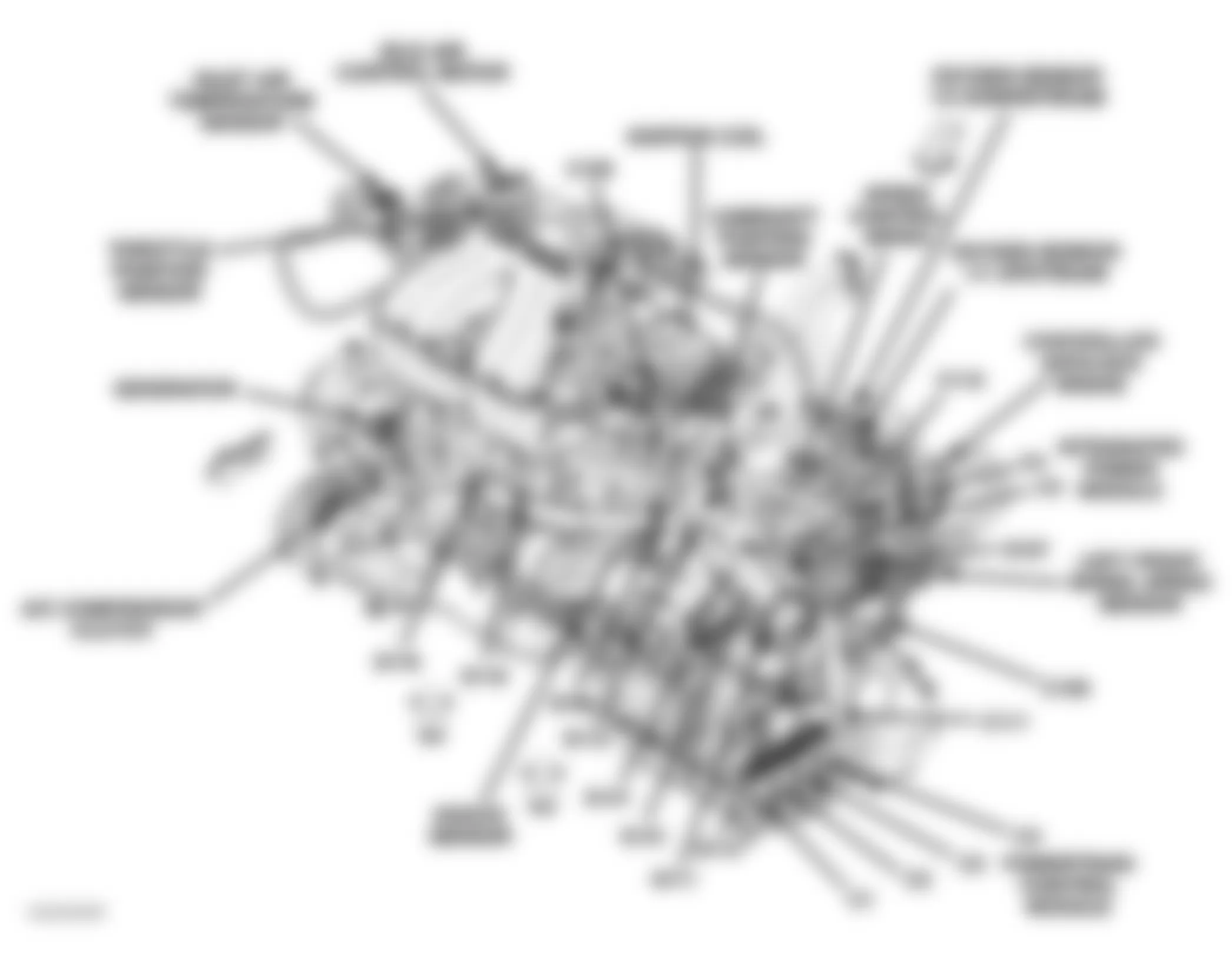 Dodge Caravan C/V 2004 - Component Locations -  Left Side Of Engine (2.4L)