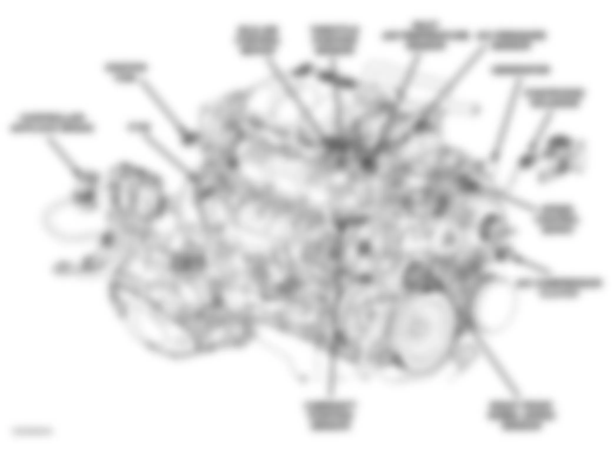 Dodge Caravan C/V 2004 - Component Locations -  Right Side Of Engine (3.3L & 3.8L)