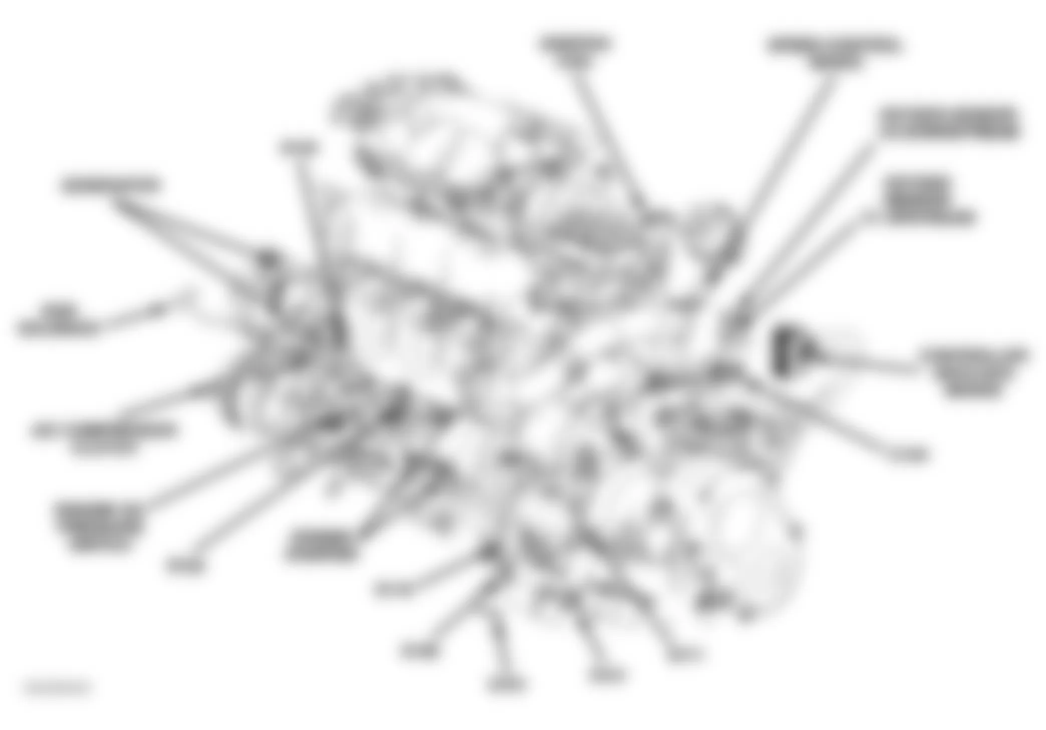 Dodge Caravan C/V 2004 - Component Locations -  Left Side Of Engine (3.3L & 3.8L)