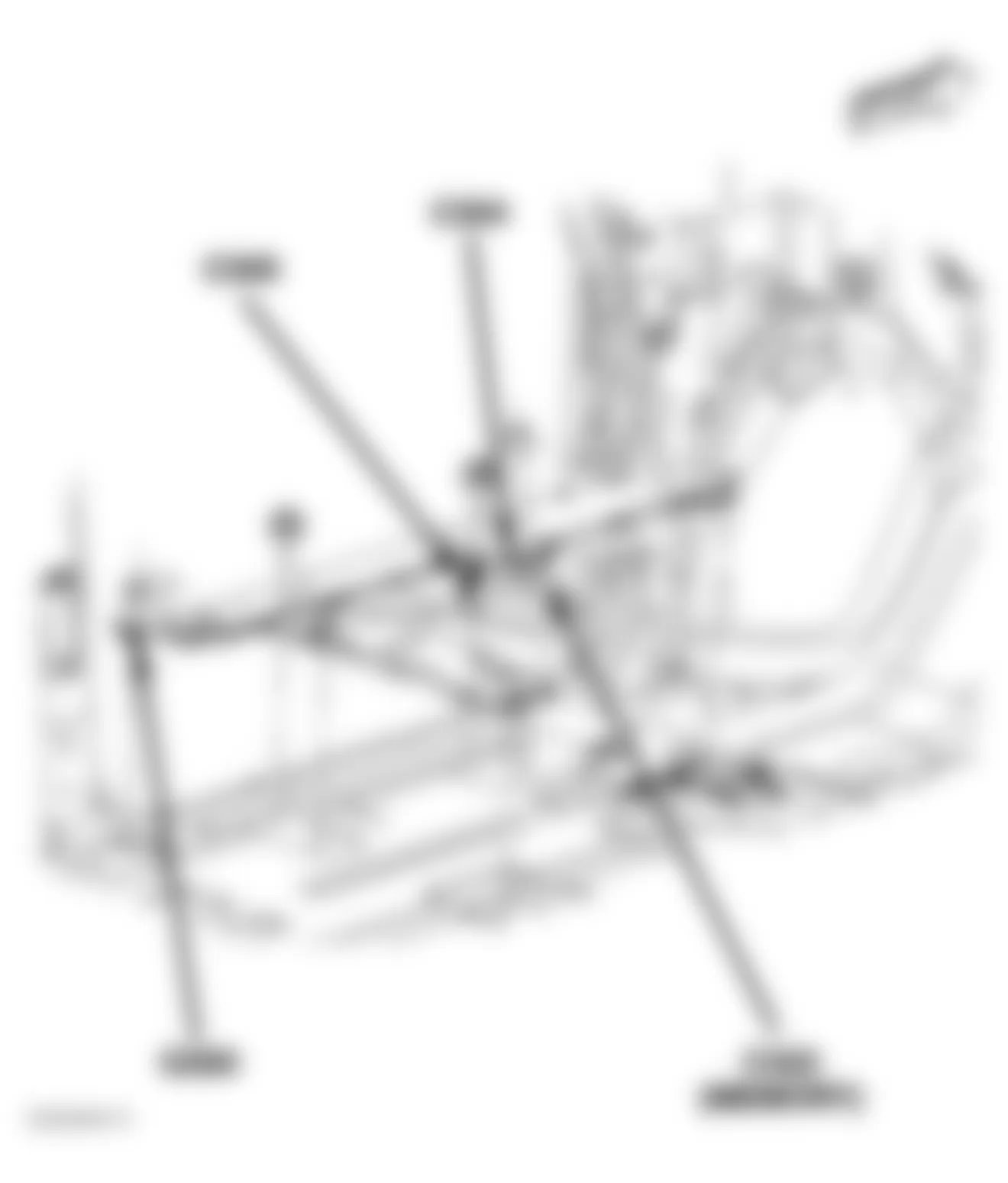 Dodge Caravan C/V 2004 - Component Locations -  Left Side Of Vehicle Floor