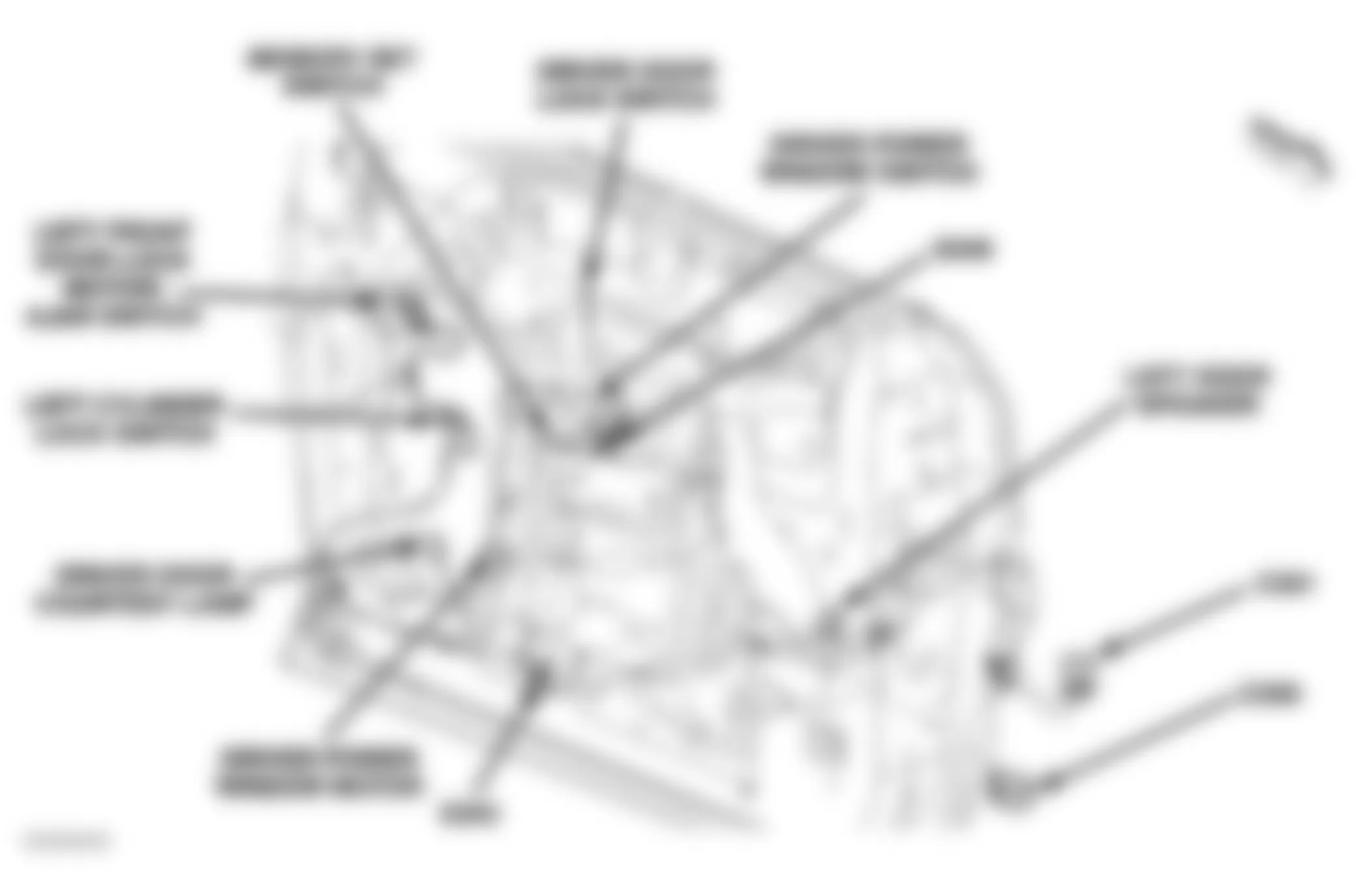 Dodge Caravan C/V 2004 - Component Locations -  Drivers Door