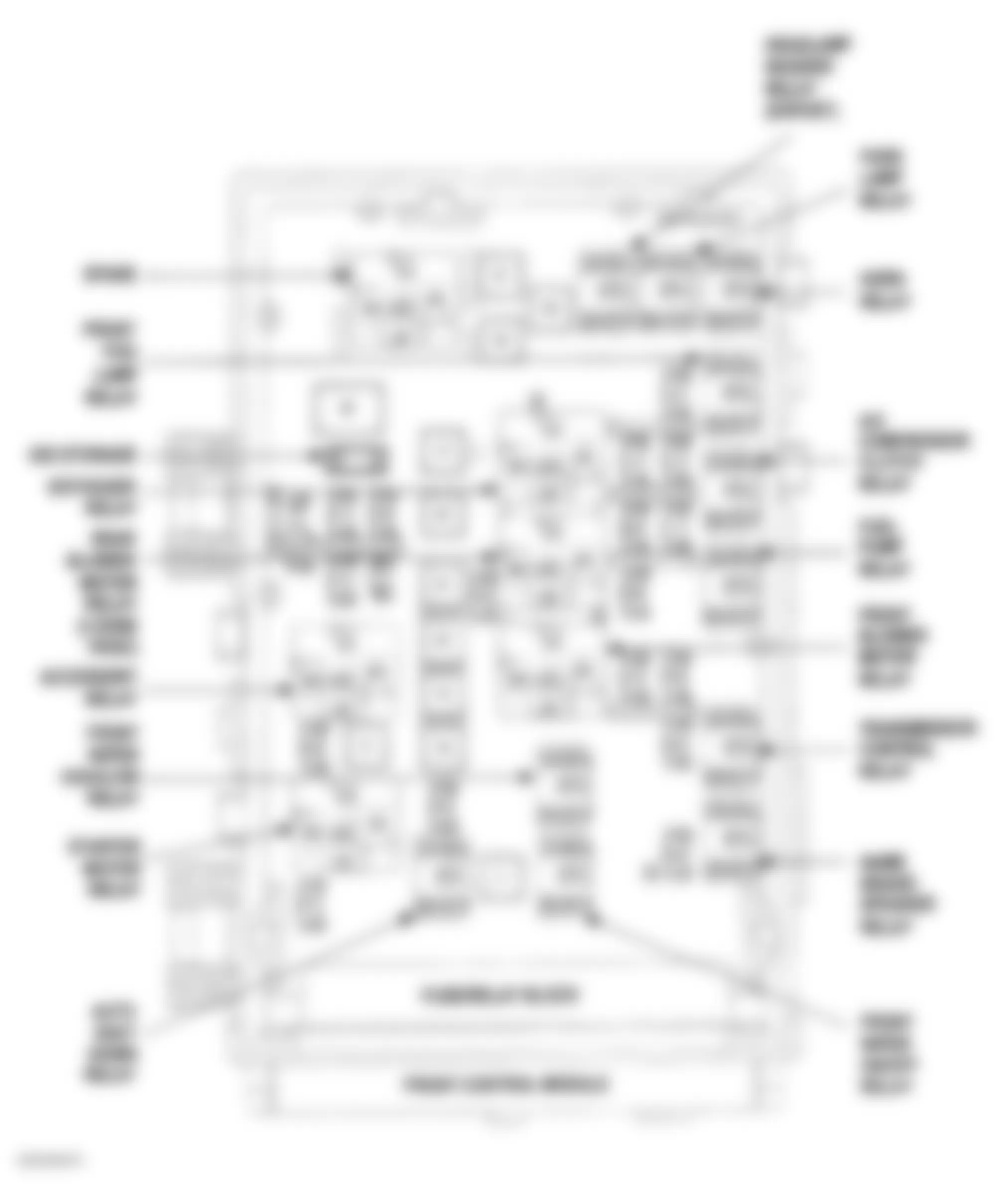 Dodge Caravan C/V 2004 - Component Locations -  Identifying Integrated Power Module Components