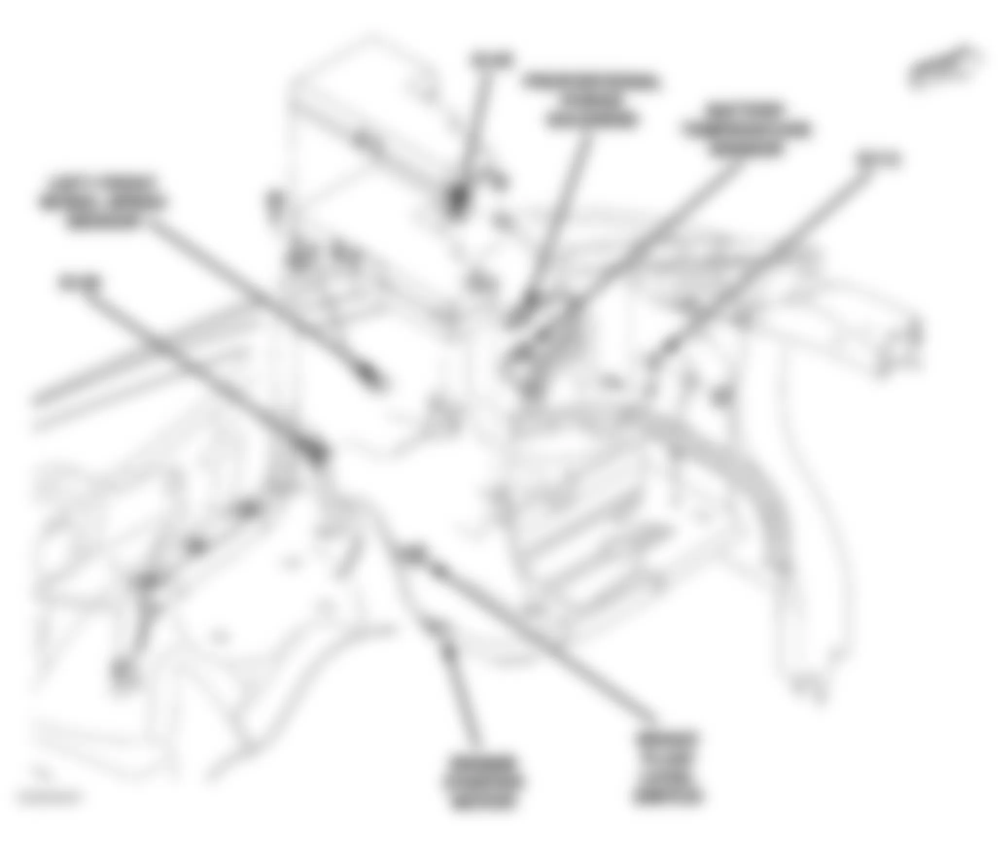 Dodge Dakota 2004 - Component Locations -  Left Front Of Engine Compartment