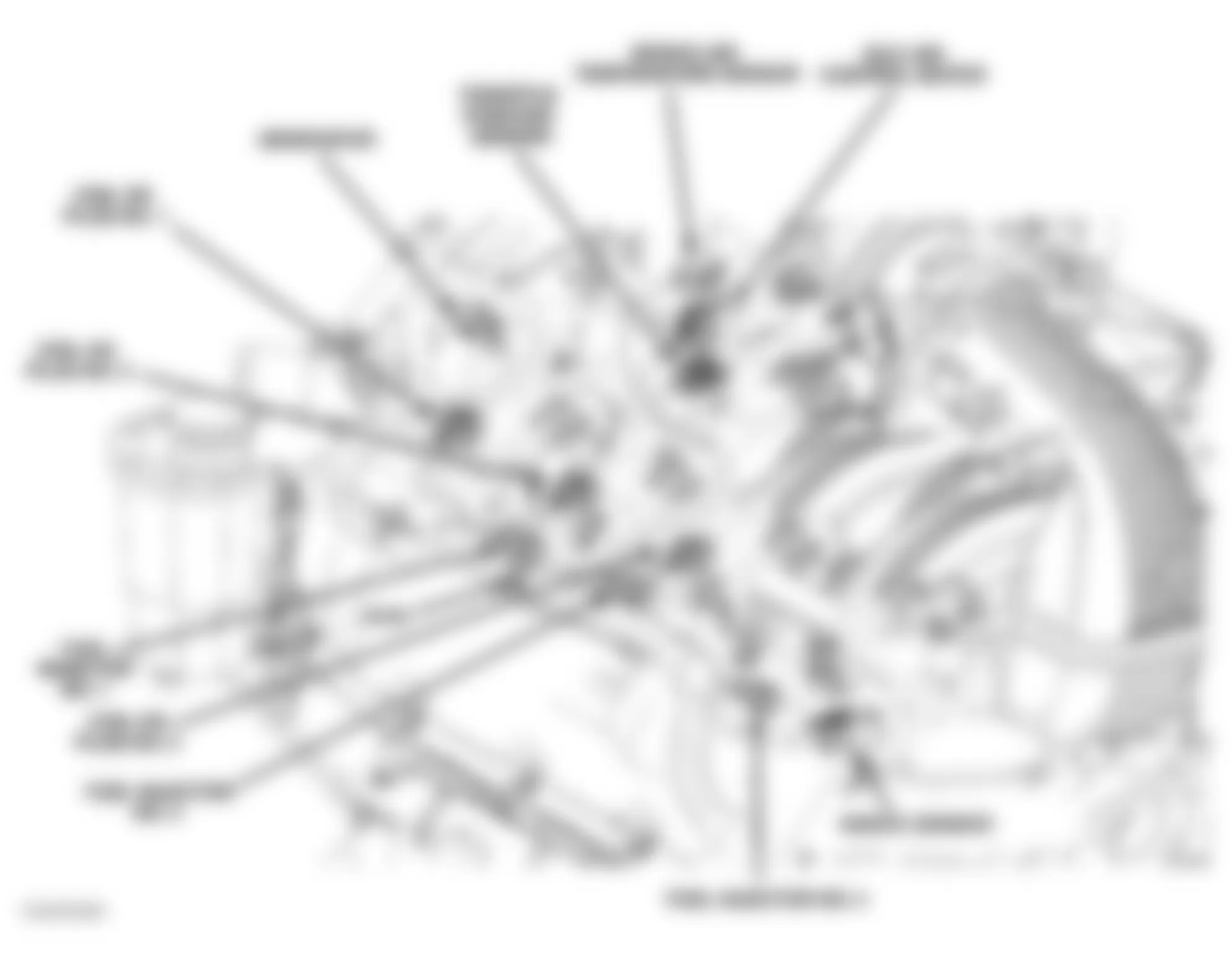 Dodge Dakota 2004 - Component Locations -  Top Left Side Of Engine (3.7L)