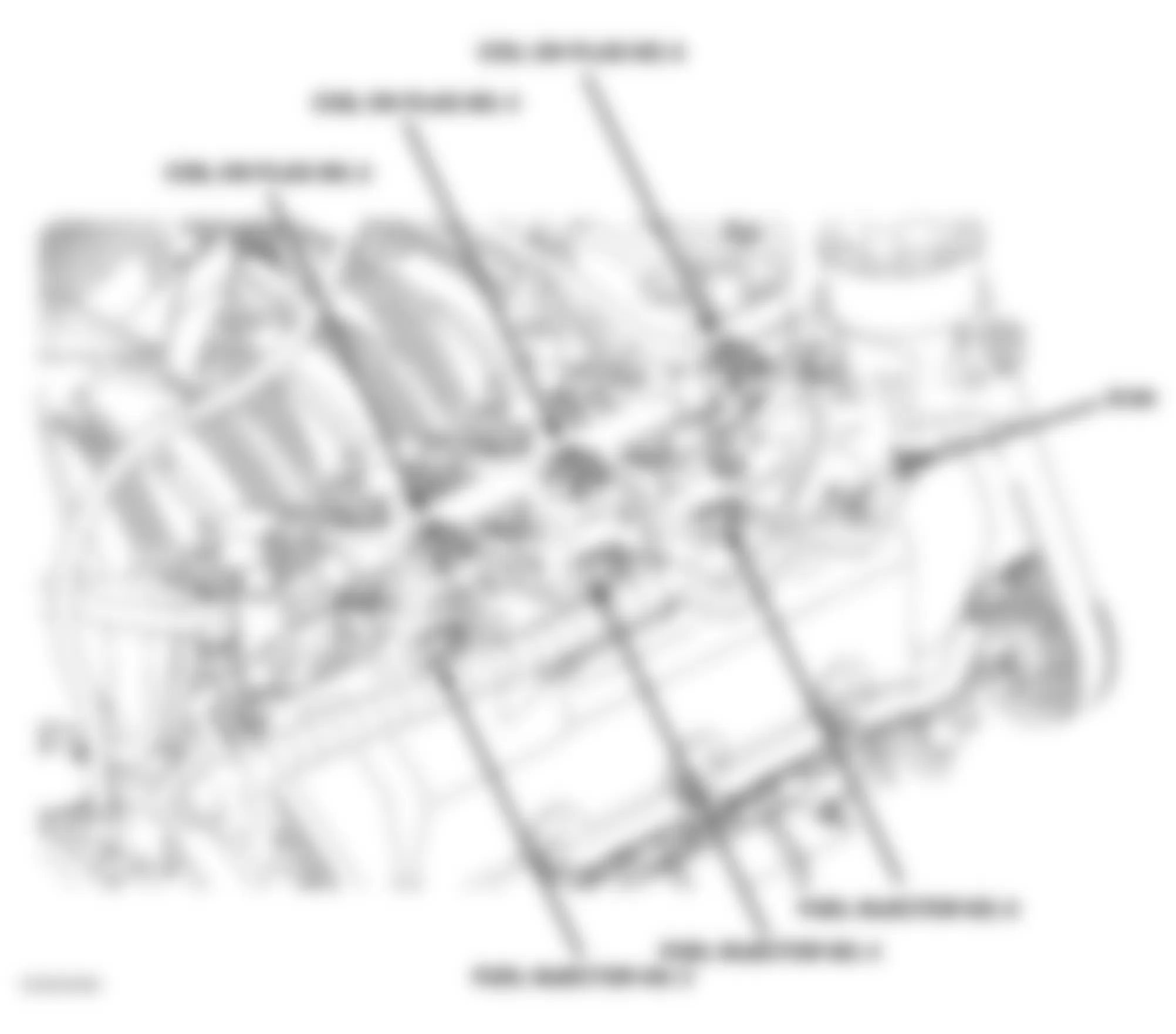 Dodge Dakota 2004 - Component Locations -  Top Right Side Of Engine (3.7L)