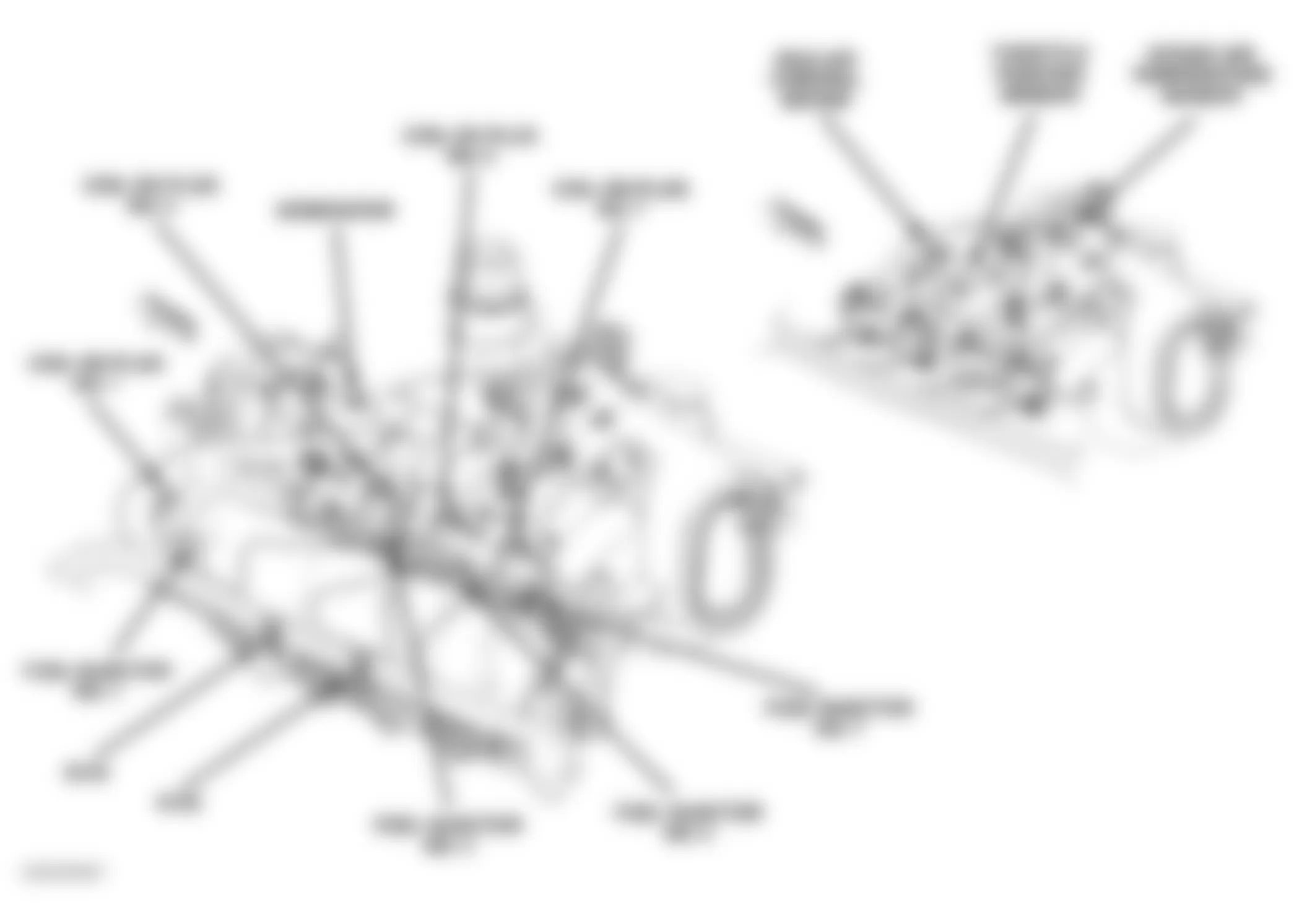 Dodge Dakota 2004 - Component Locations -  Top Left Side Of Engine (4.7L)