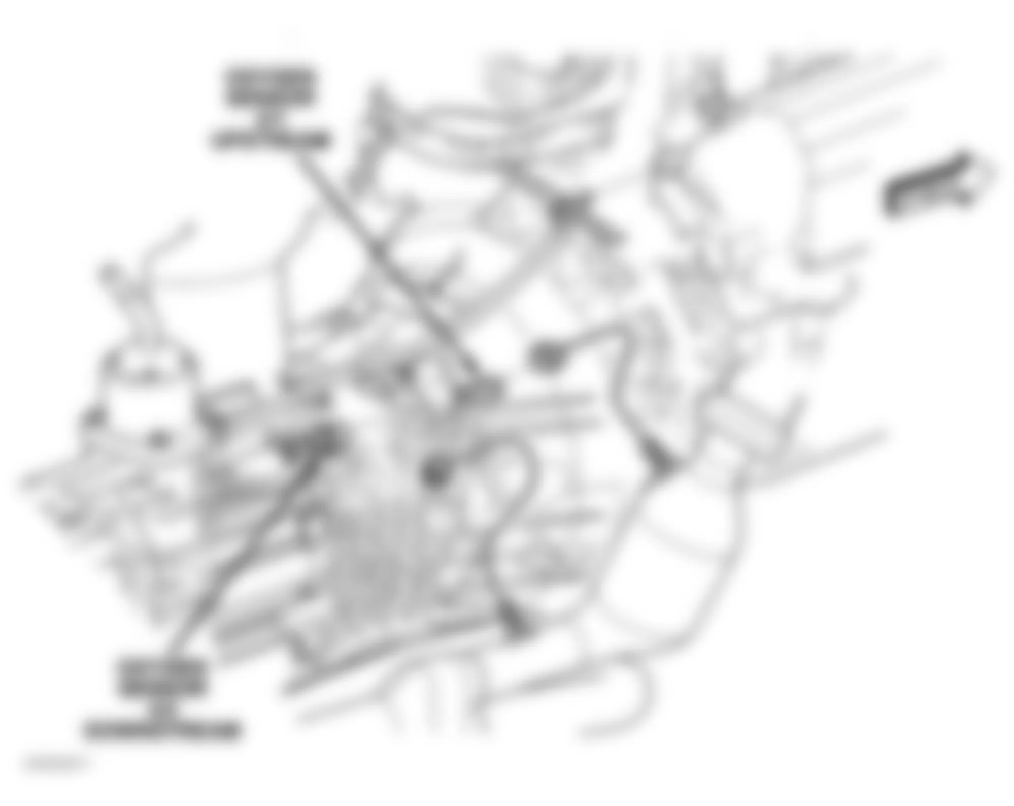 Dodge Dakota 2004 - Component Locations -  Right Side Of Manual Transmission (3.7L & 4.7L)