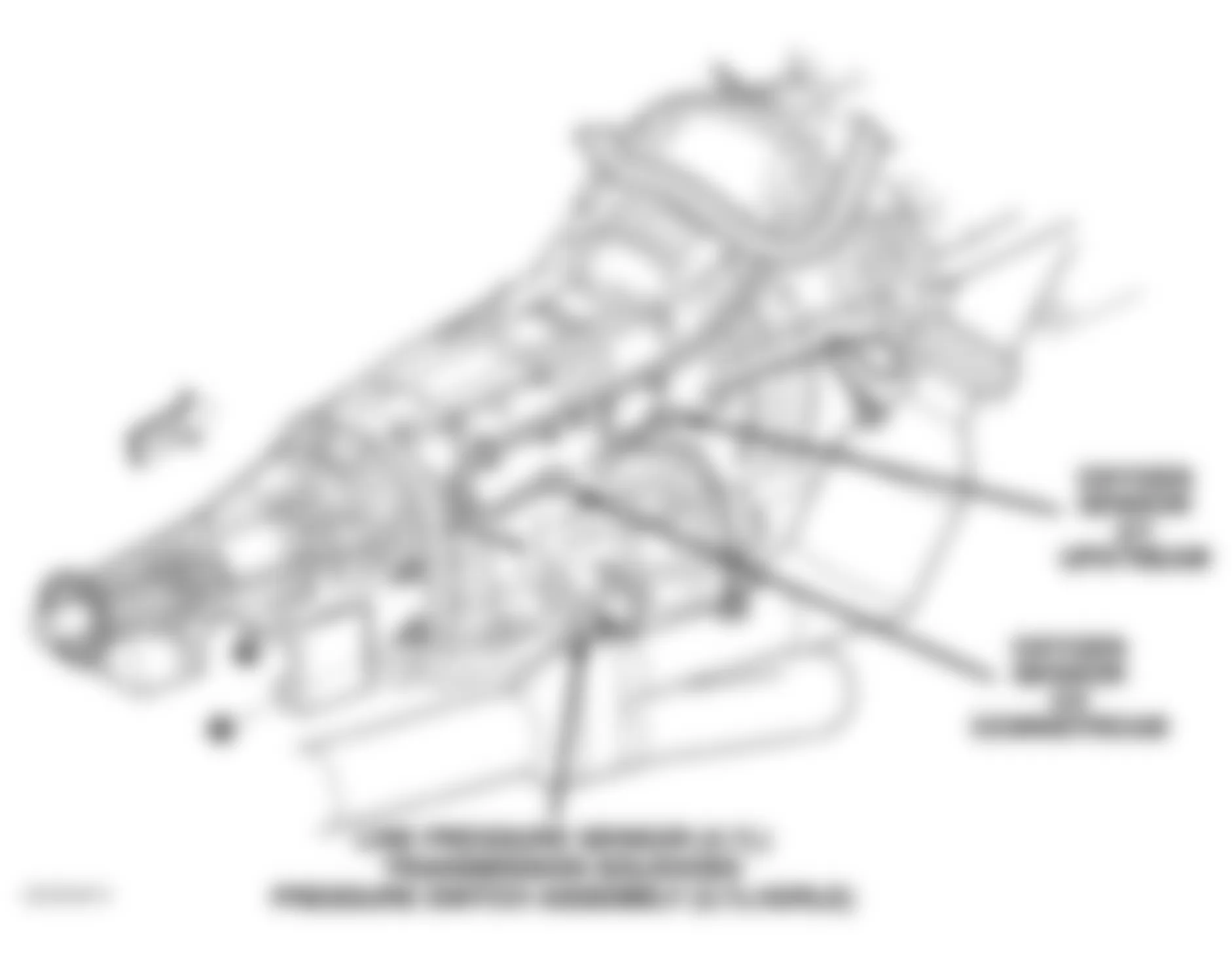 Dodge Dakota 2004 - Component Locations -  Right Side Of Automatic Transmission (3.7L & 4.7L 2WD)