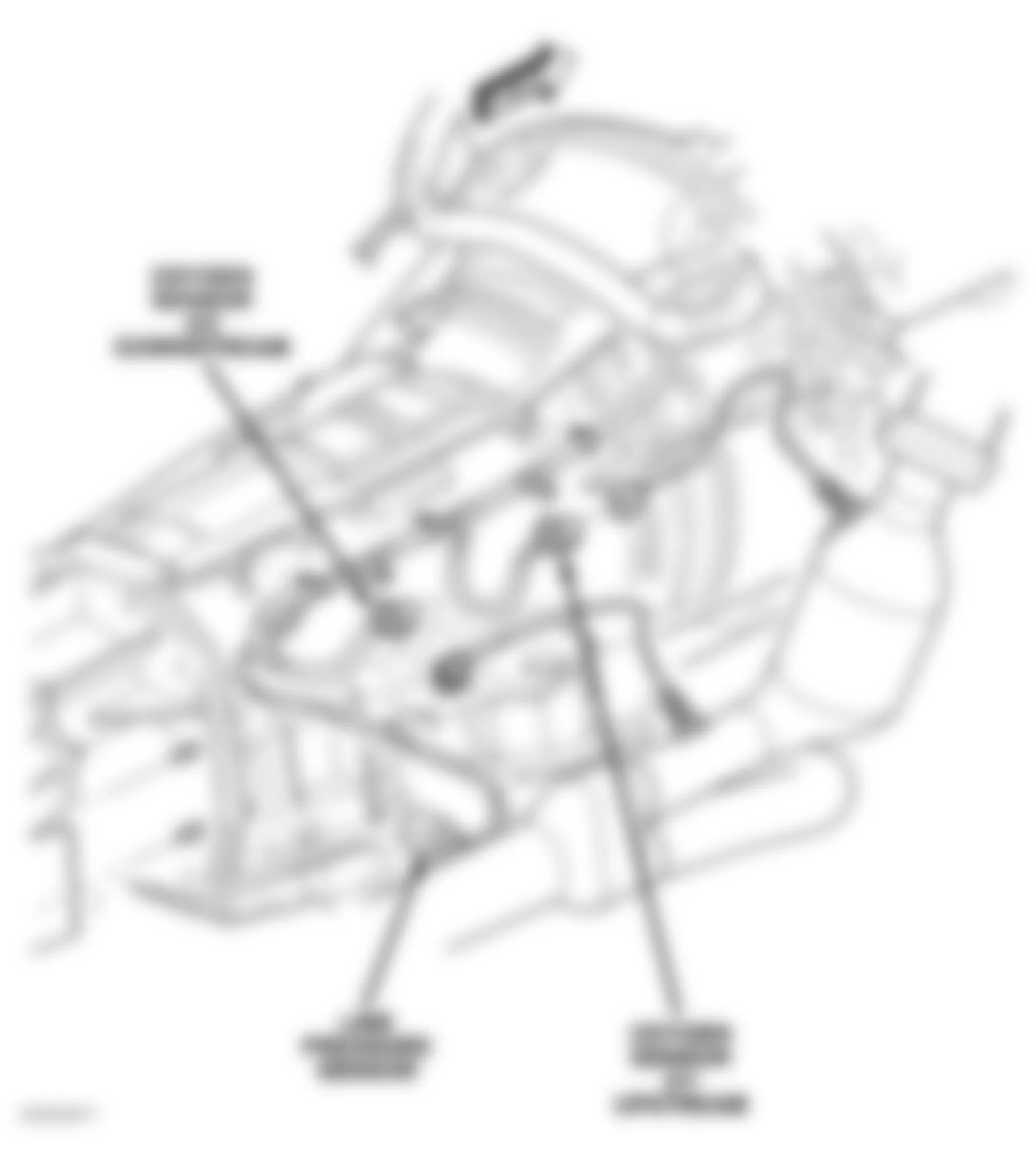 Dodge Dakota 2004 - Component Locations -  Right Side Of Automatic Transmission (4.7L 4WD)