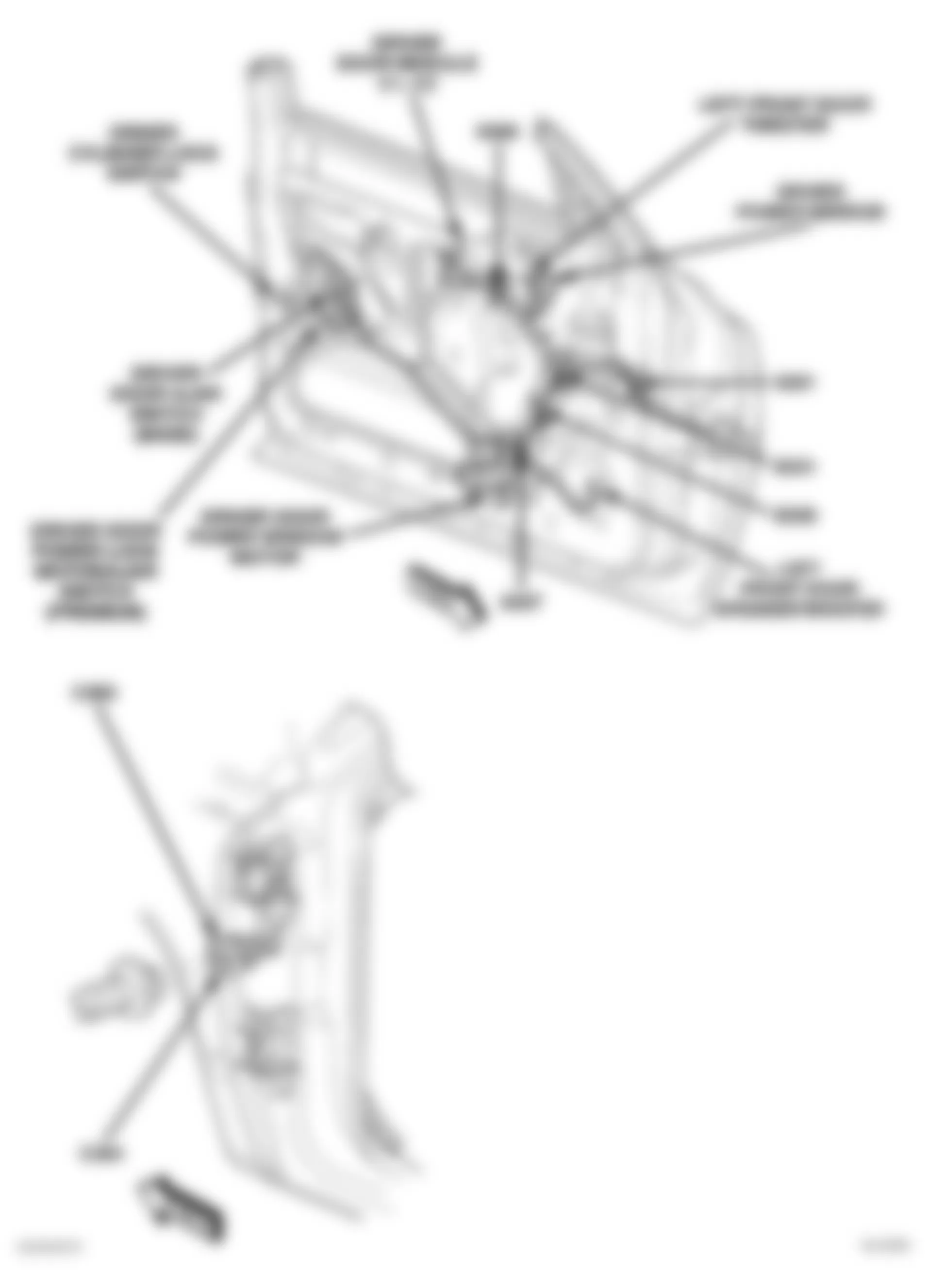 Dodge Dakota 2004 - Component Locations -  Left Front Door