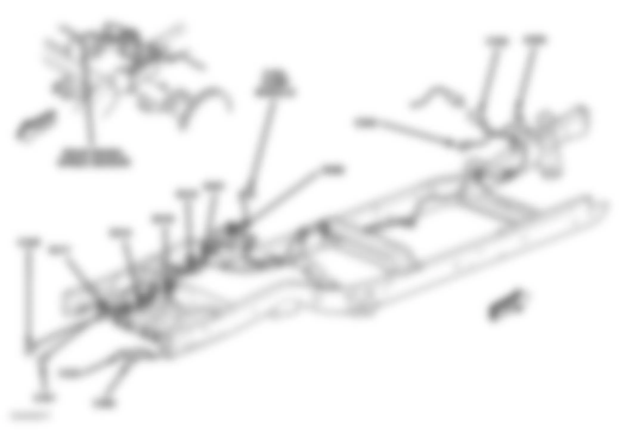 Dodge Dakota 2004 - Component Locations -  Vehicle Chassis