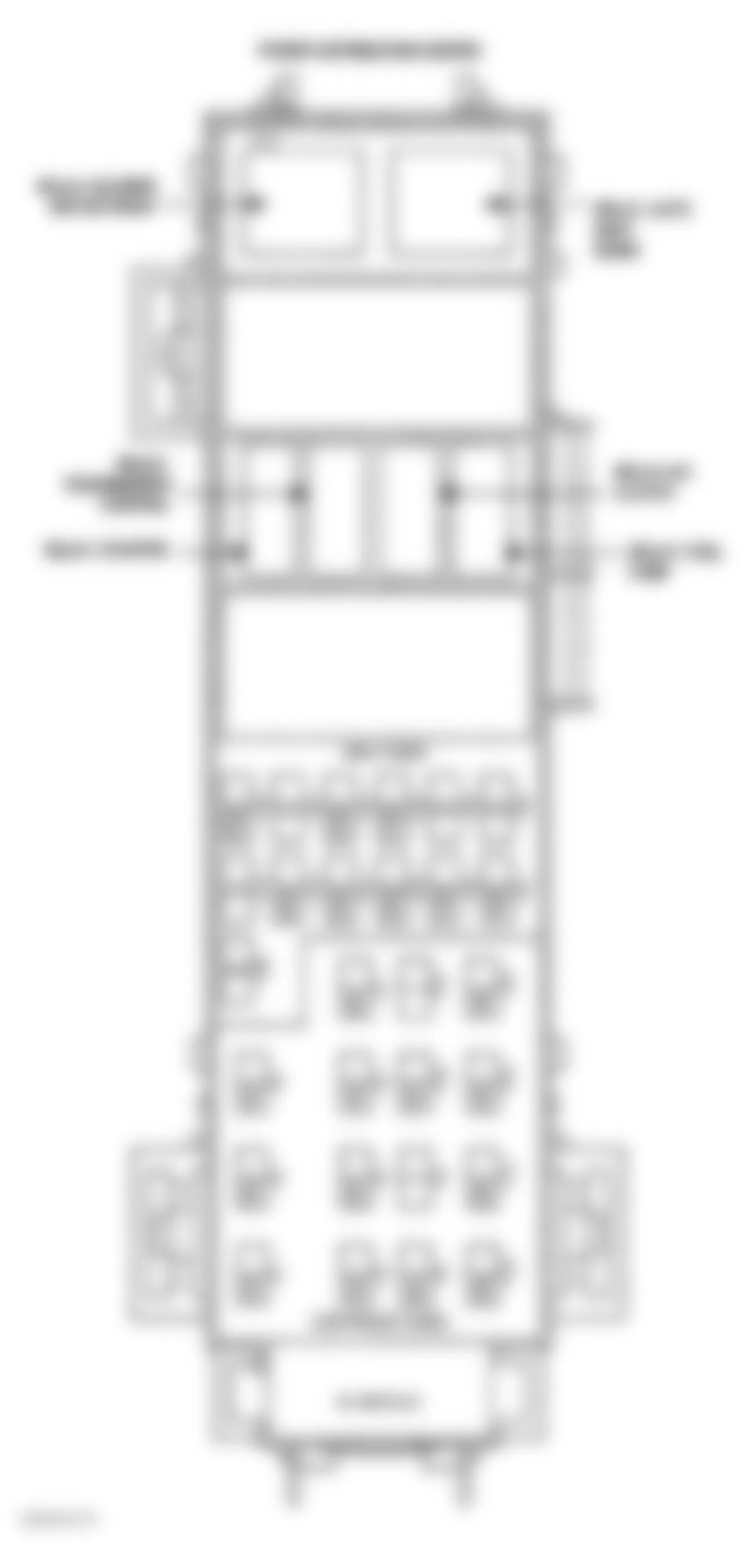 Dodge Durango 2004 - Component Locations -  Identifying Power Distribution Center Components