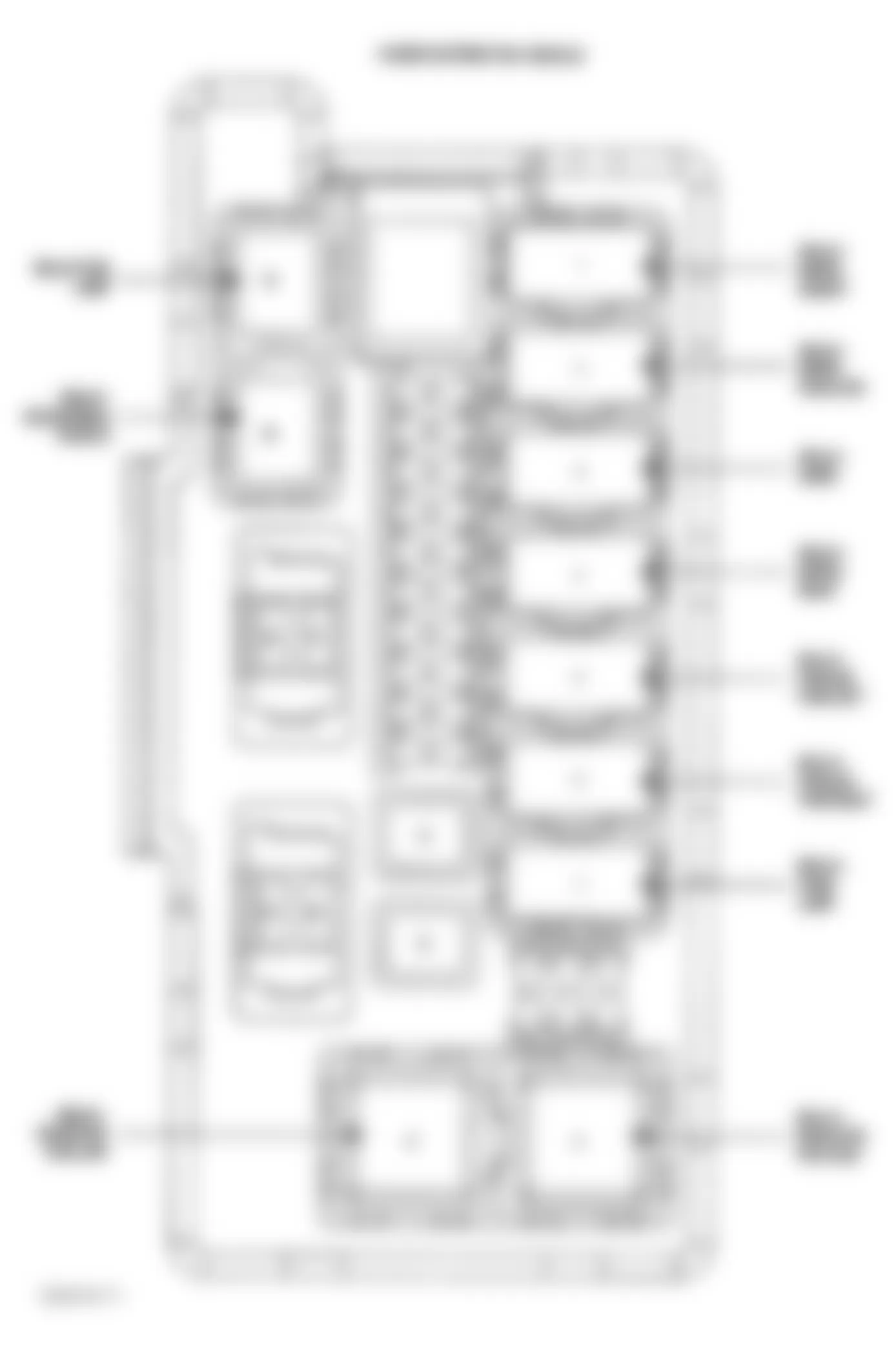 Dodge Durango 2004 - Component Locations -  Identifying Power Distribution Module Components