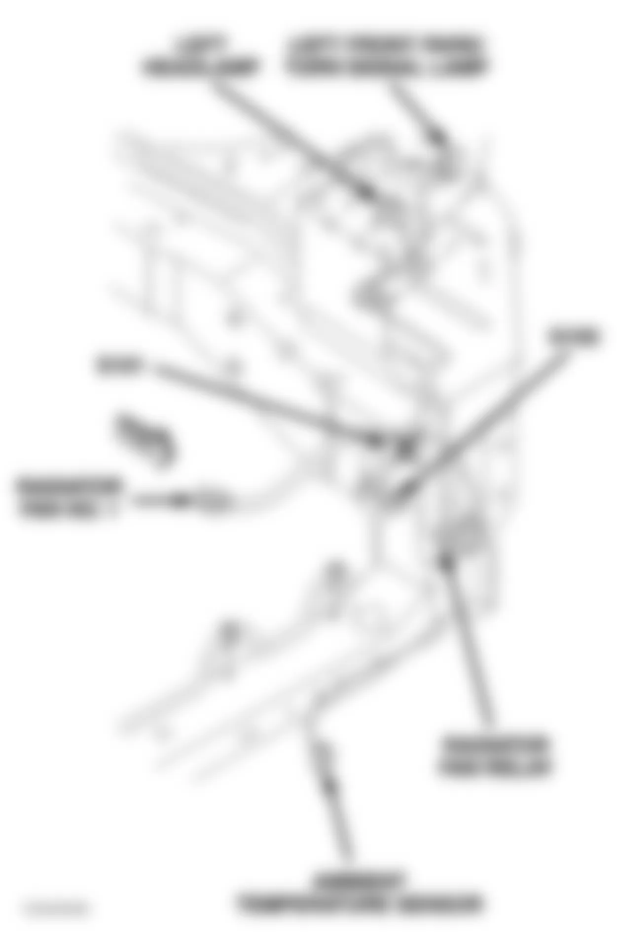Dodge Grand Caravan EX 2004 - Component Locations -  Left Front Frame Rail