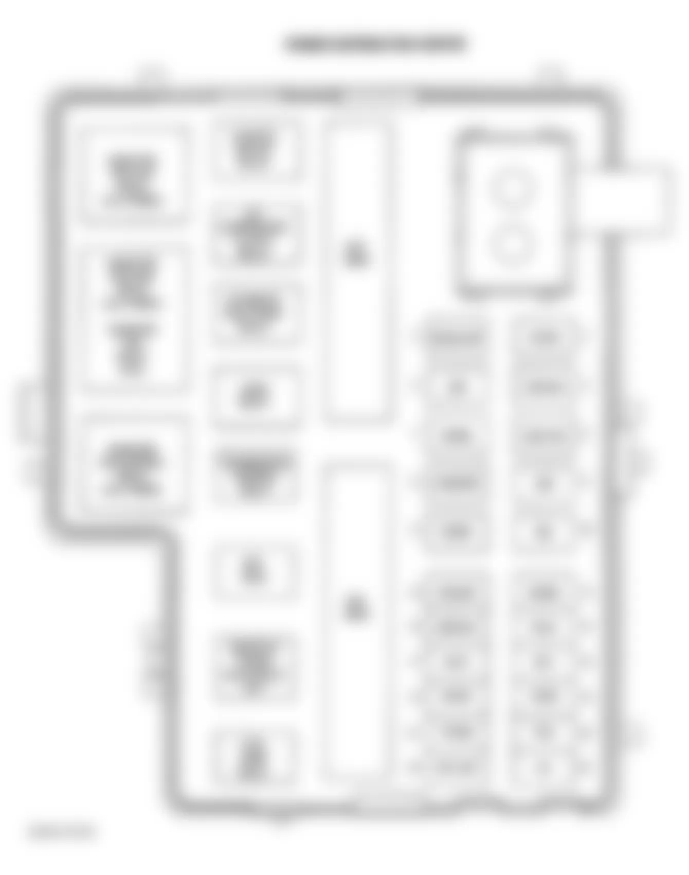 Dodge Neon SE 2004 - Component Locations -  Identifying Power Distribution Center Components