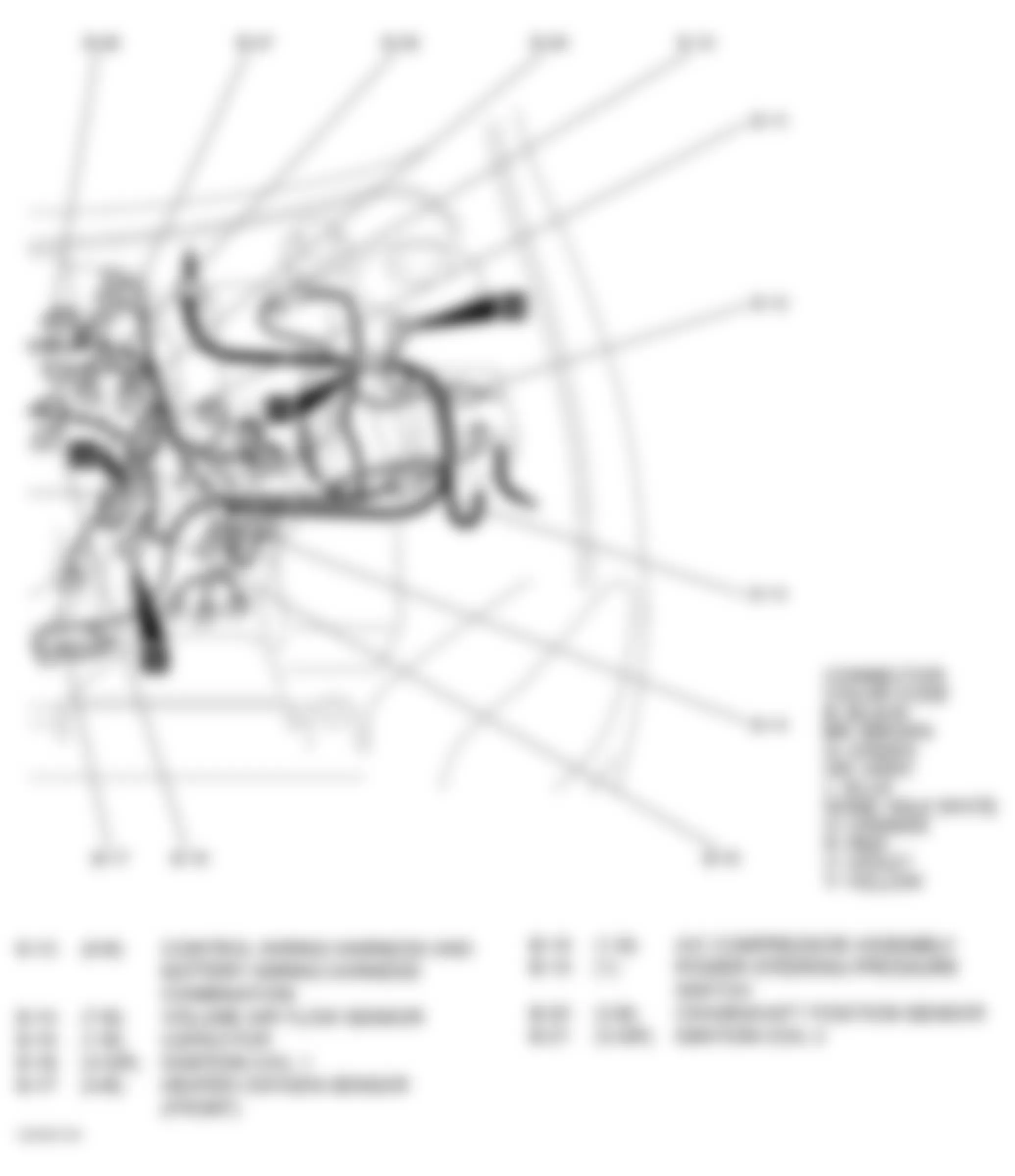 Dodge Stratus ES 2004 - Component Locations -  Engine Compartment (2.4L) (2 Of 2)