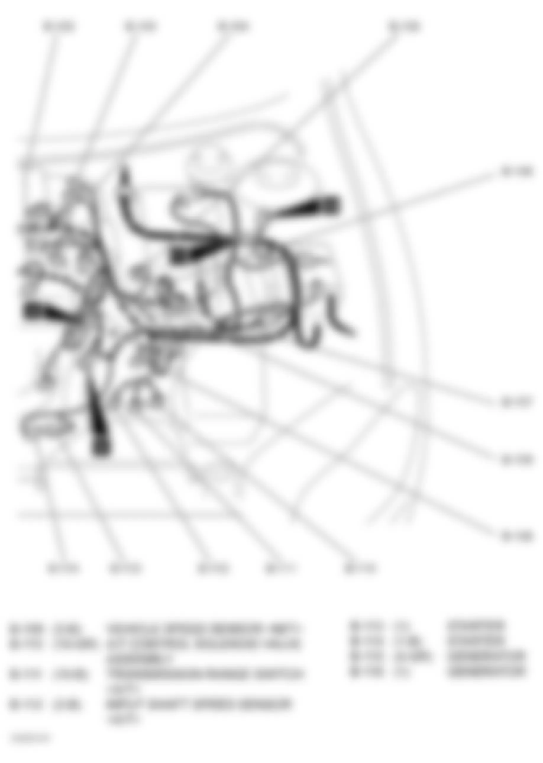 Dodge Stratus ES 2004 - Component Locations -  Engine Compartment (2.4L) (2 Of 2)