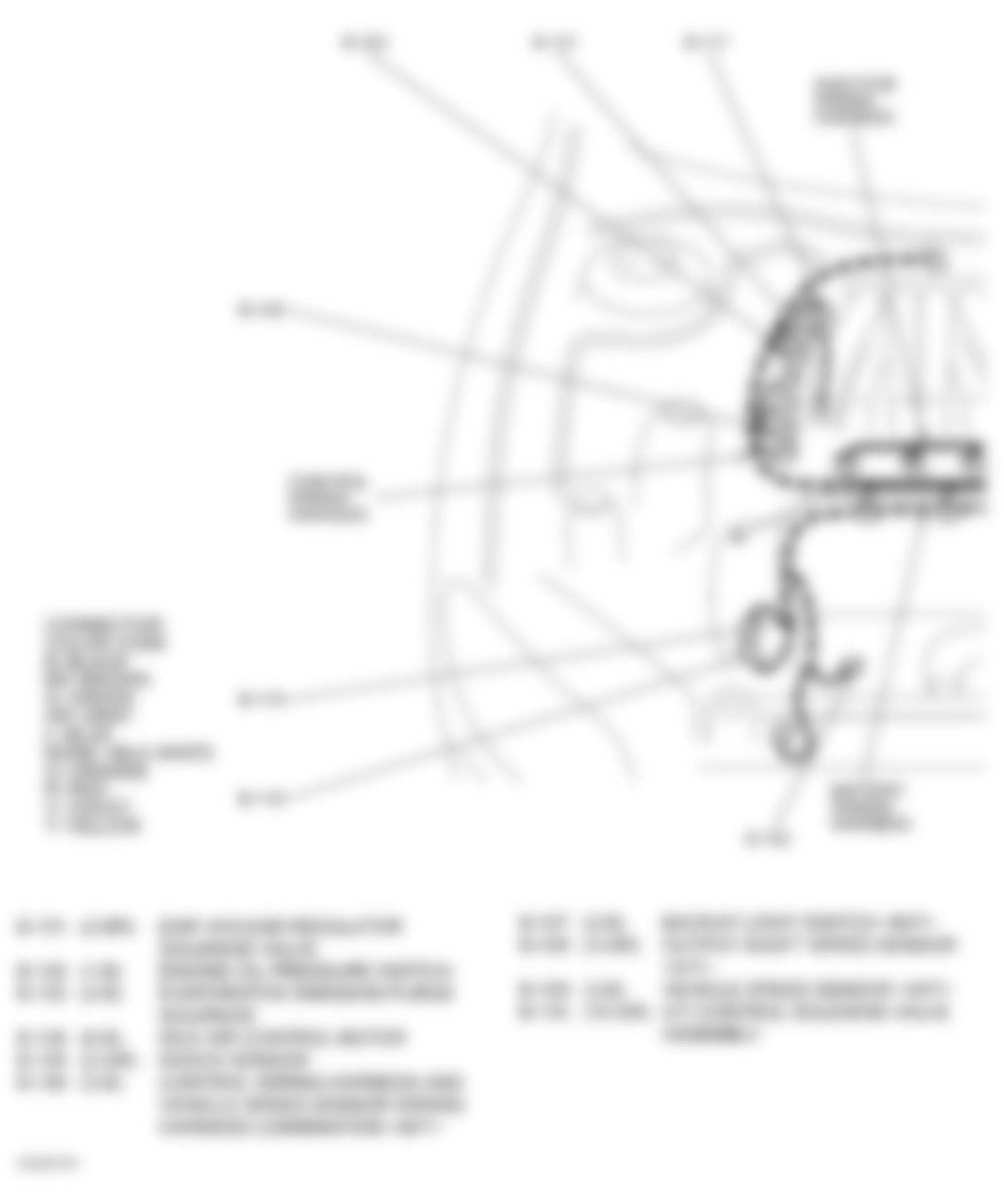 Dodge Stratus ES 2004 - Component Locations -  Engine Compartment (3.0L) (1 Of 2)