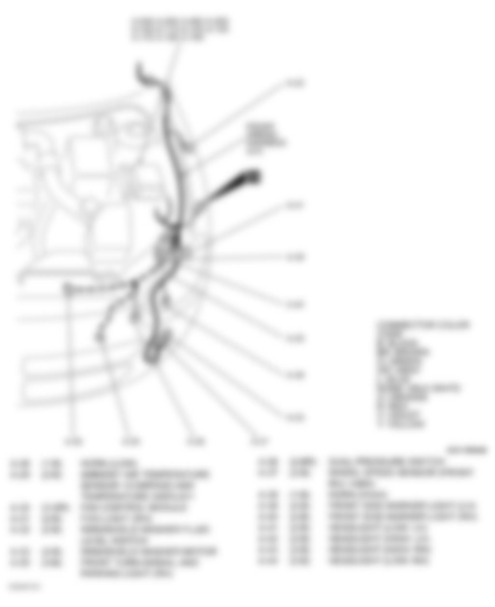 Dodge Stratus R/T 2004 - Component Locations -  Engine Compartment (Sebring) (2 Of 2)