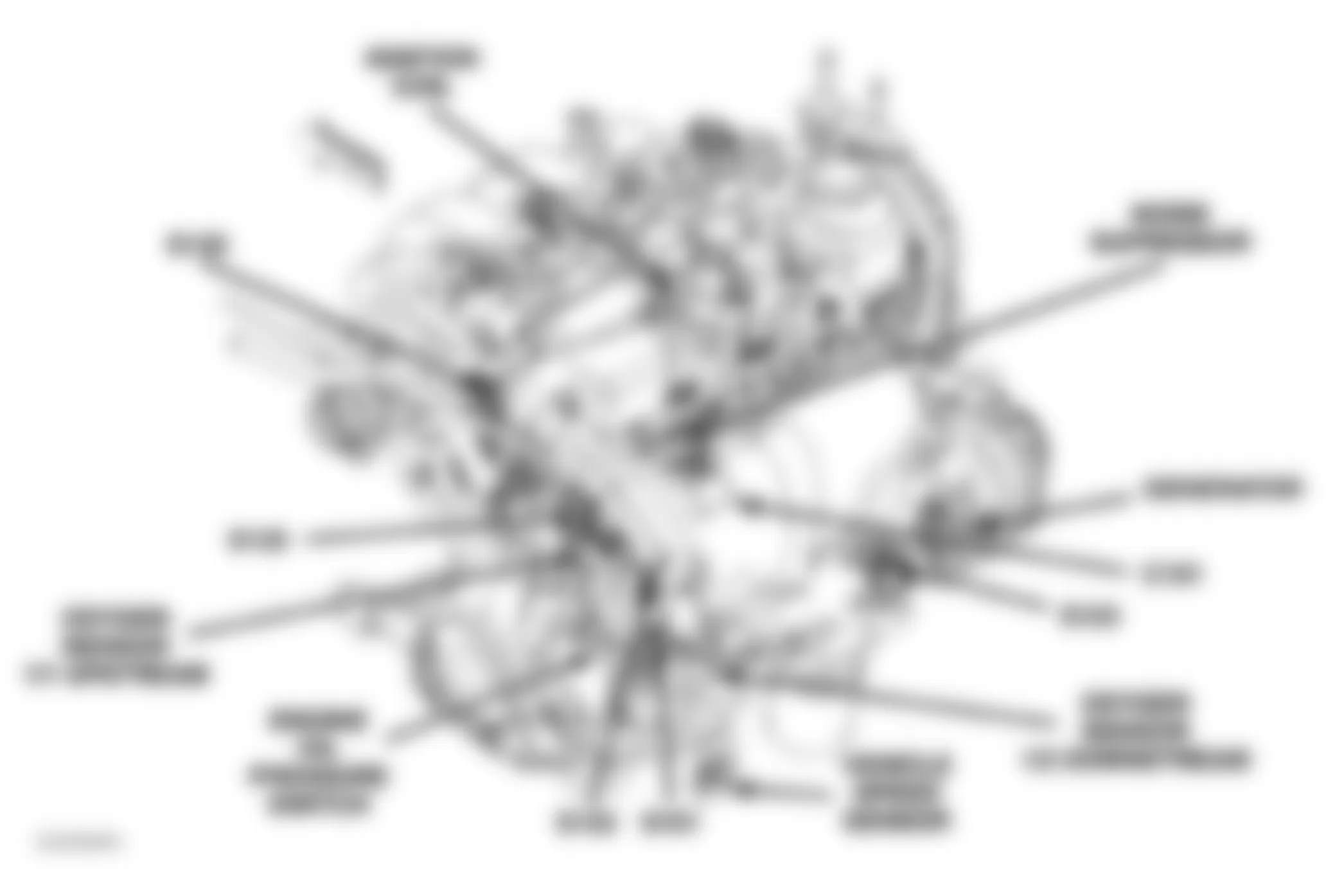 Dodge SX R/T 2004 - Component Locations -  Left Rear Of Engine (2.0L)