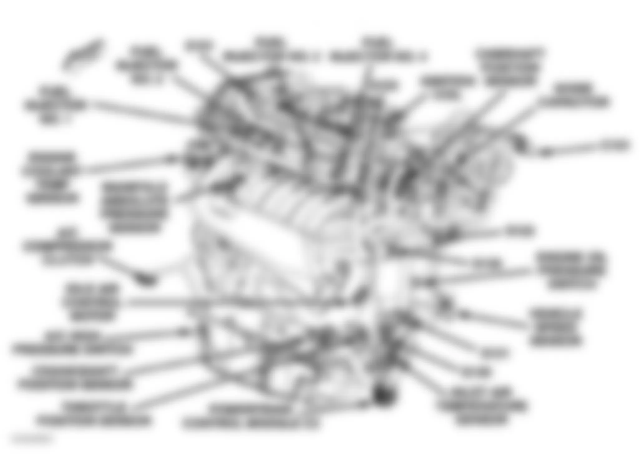 Dodge SX R/T 2004 - Component Locations -  Left Front Of Engine (2.4L Turbo)