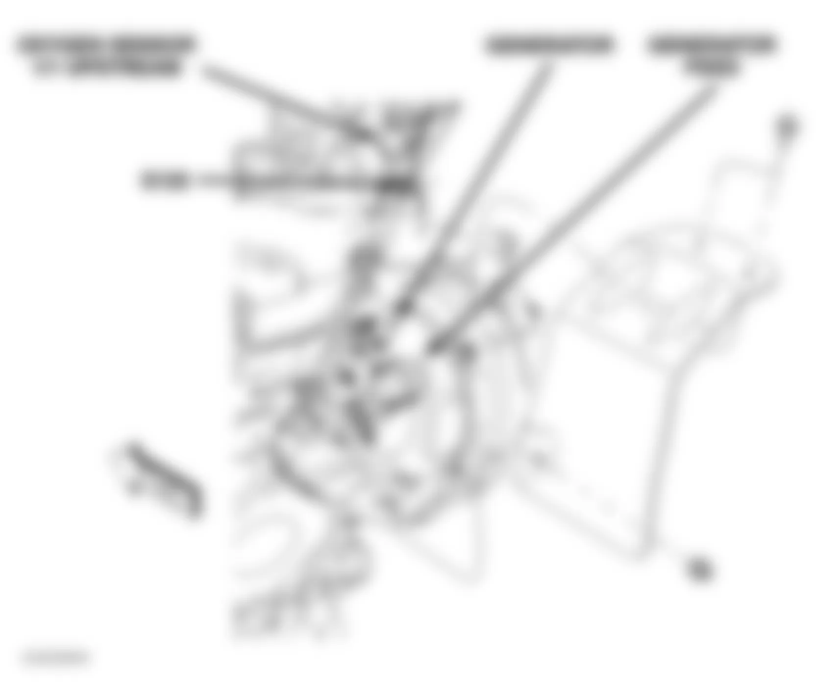 Dodge SX R/T 2004 - Component Locations -  Rear Of Engine (2.4L Turbo)