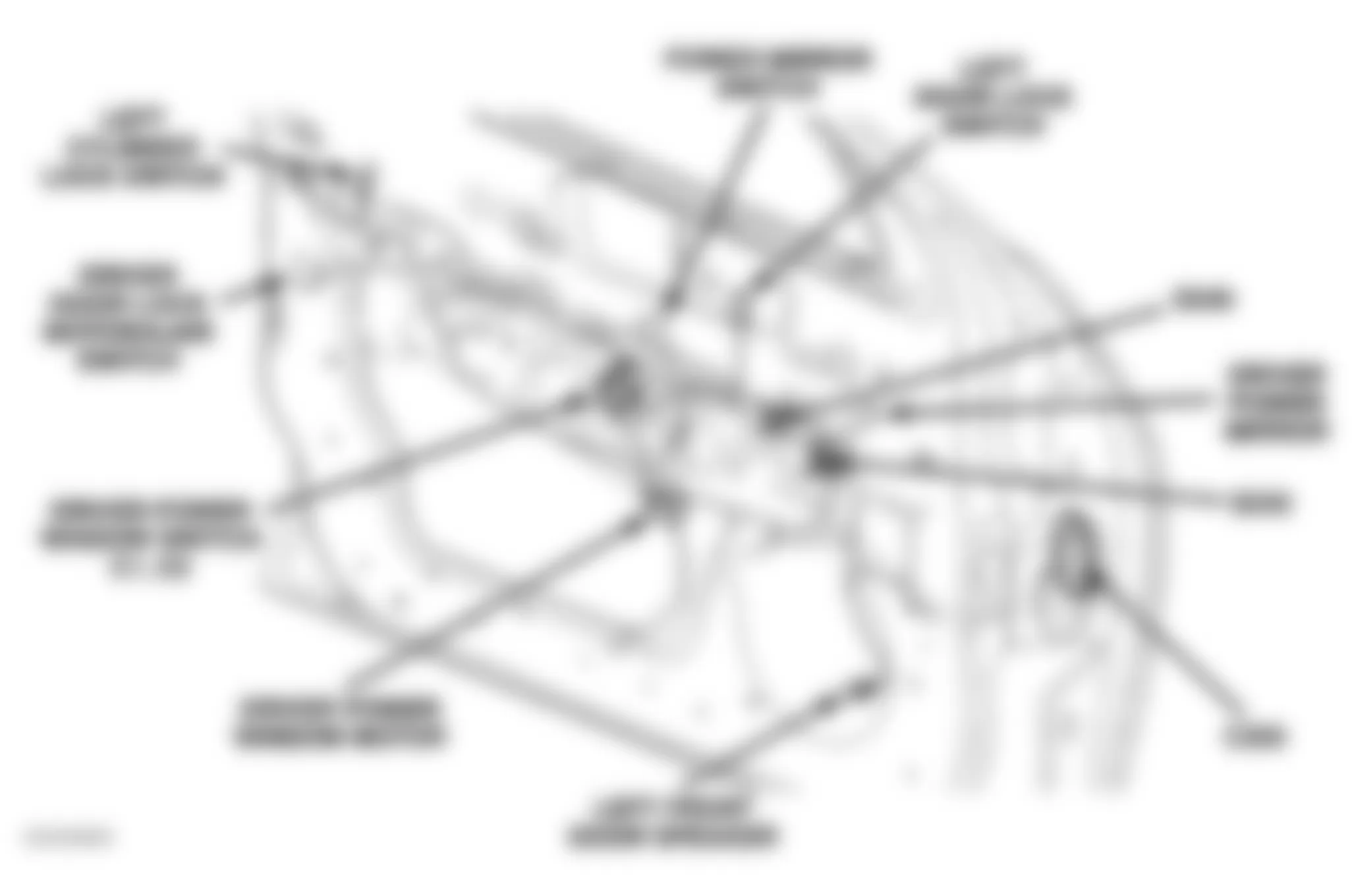 Dodge SX R/T 2004 - Component Locations -  Drivers Door