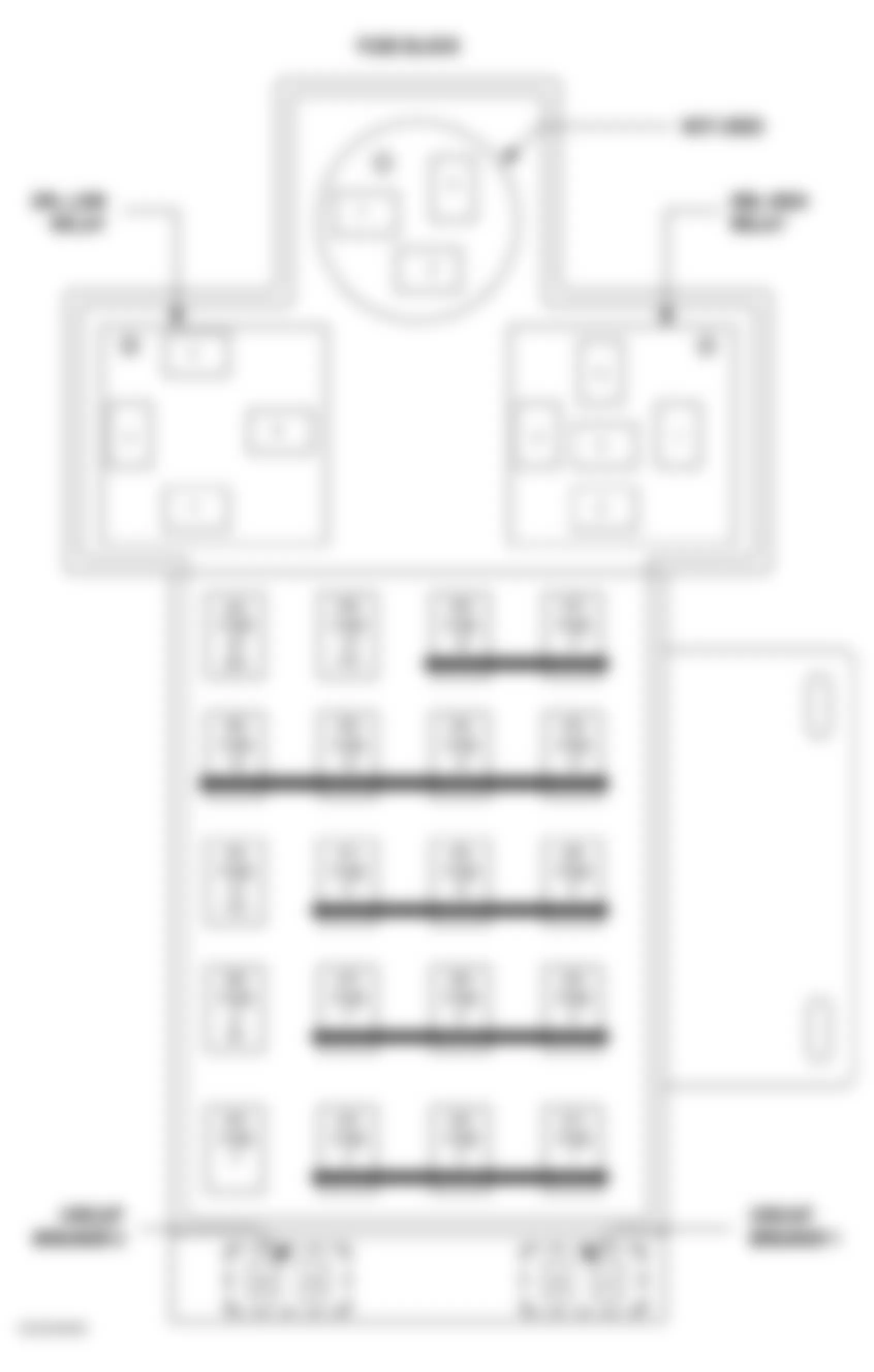 Dodge SX R/T 2004 - Component Locations -  Fuse Block