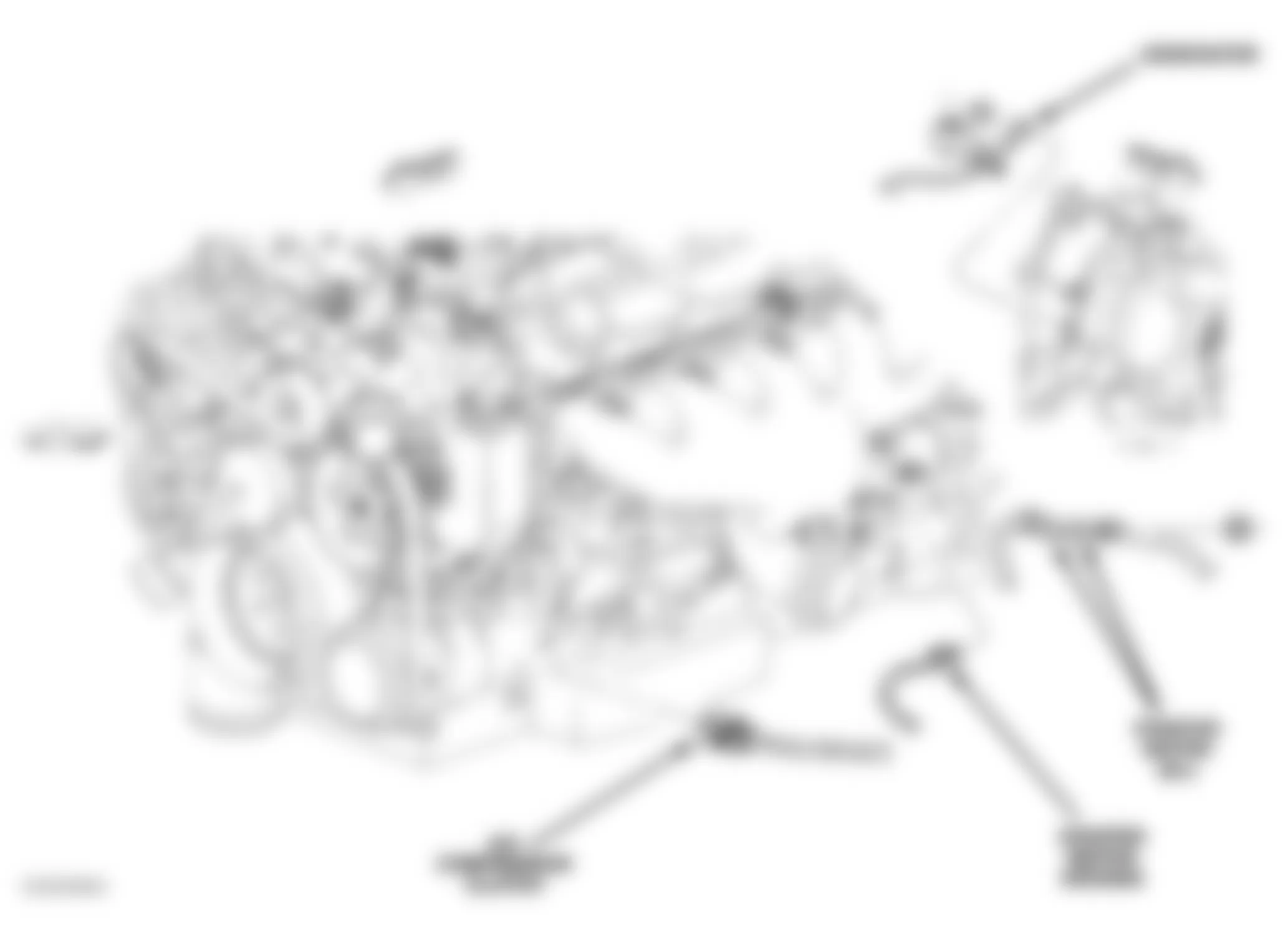 Dodge Viper SRT-10 2004 - Component Locations -  Left Front Side Of Engine