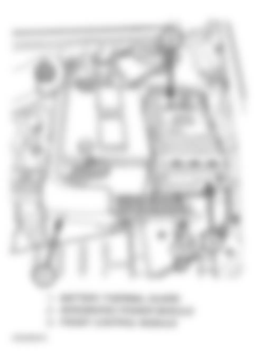 Dodge Caravan C/V 2005 - Component Locations -  Locating Integrated Power Module