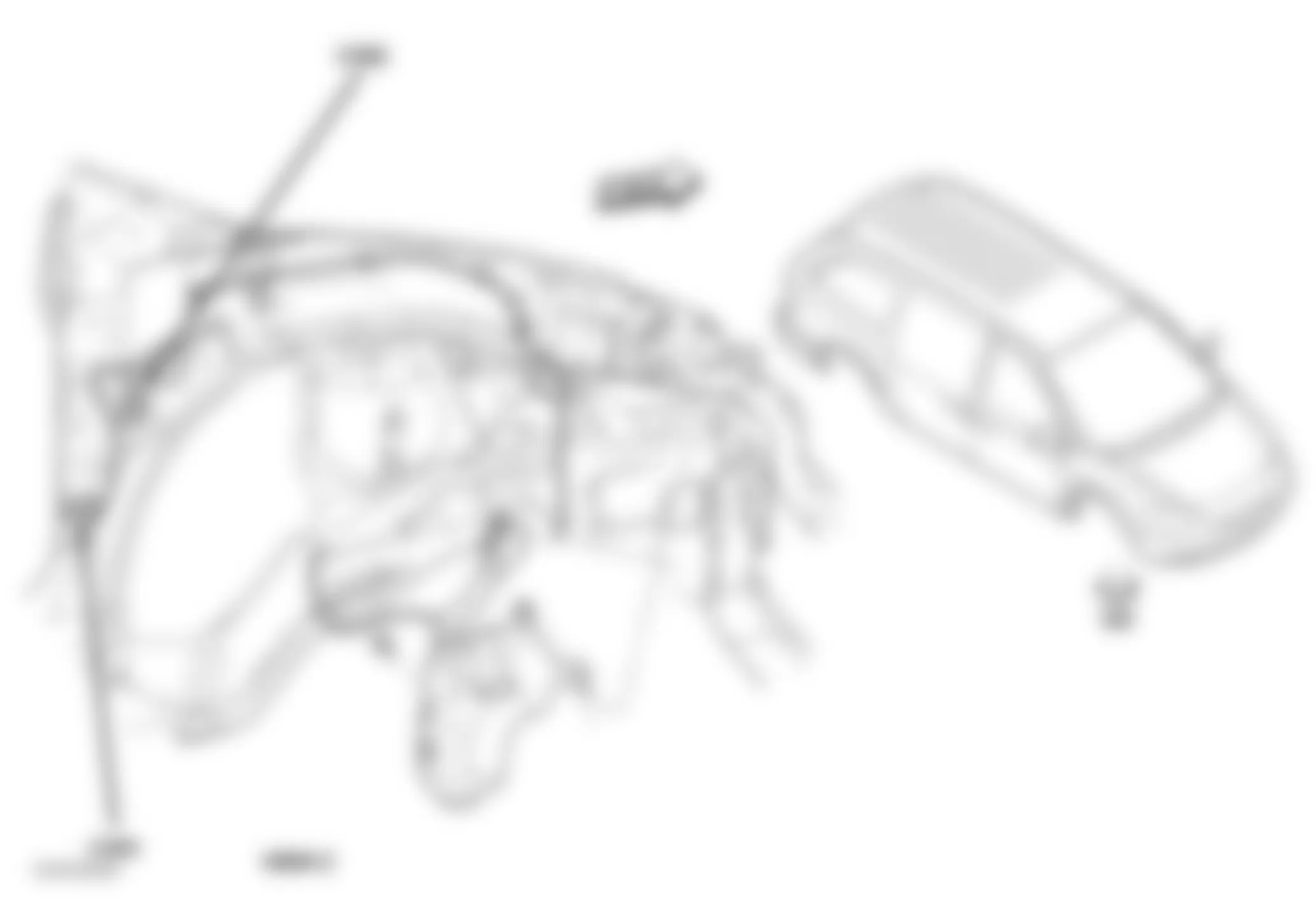 Dodge Caravan SE 2005 - Component Locations -  Right Front Wheel Housing