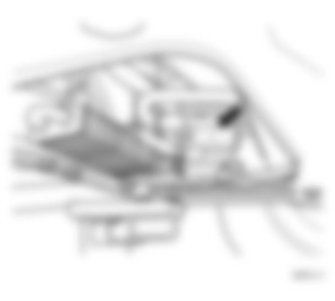 Dodge Caravan SE 2005 - Component Locations -  Front Suspension Cradle Crossmember (3.3L & 3.8L)