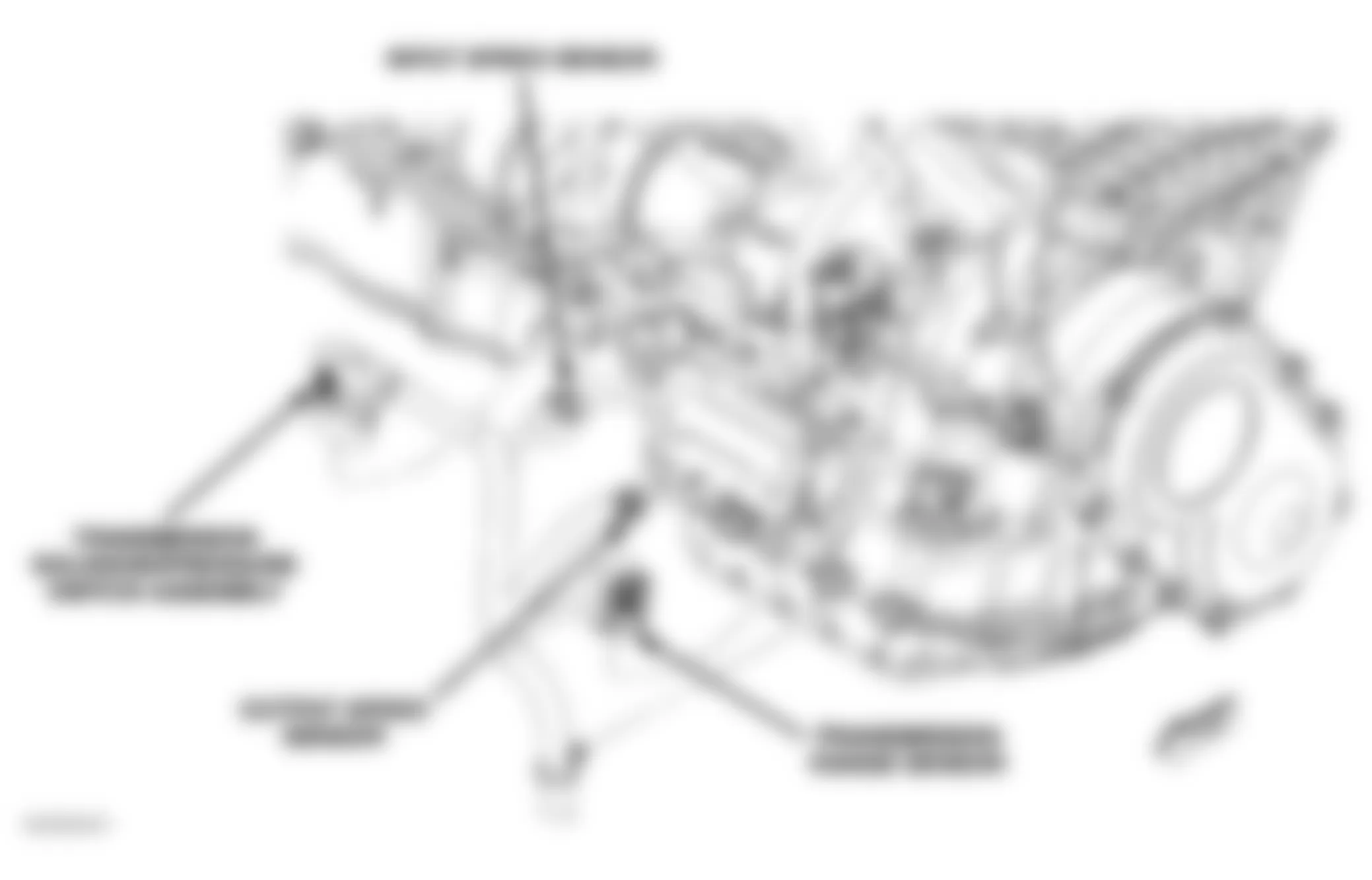 Dodge Caravan SE 2005 - Component Locations -  Automatic Transmission
