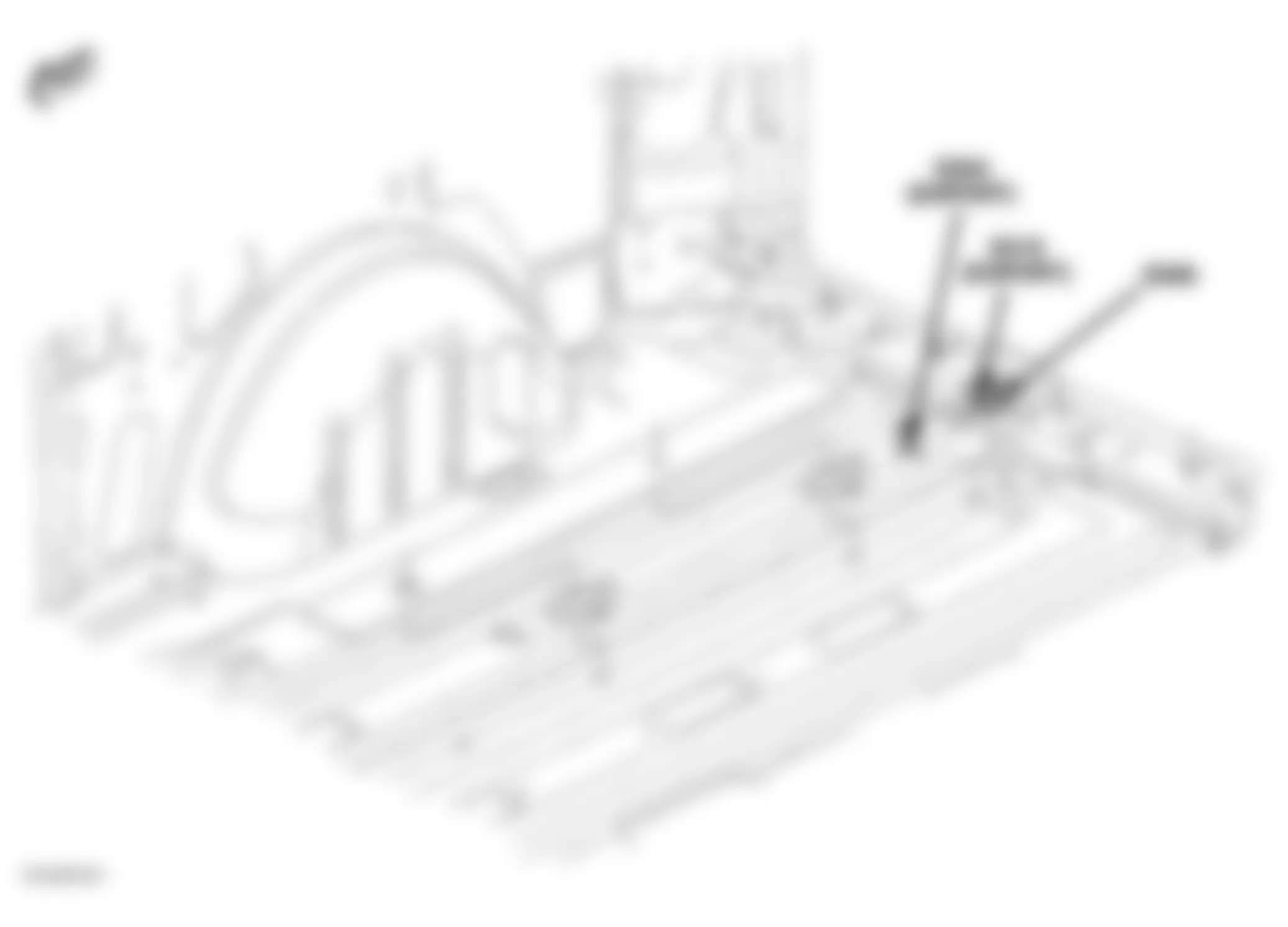 Dodge Caravan SE 2005 - Component Locations -  Rear Cargo Area