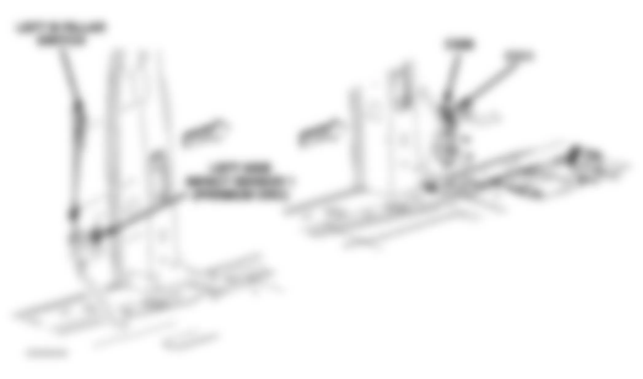 Dodge Caravan SE 2005 - Component Locations -  Left B Pillar