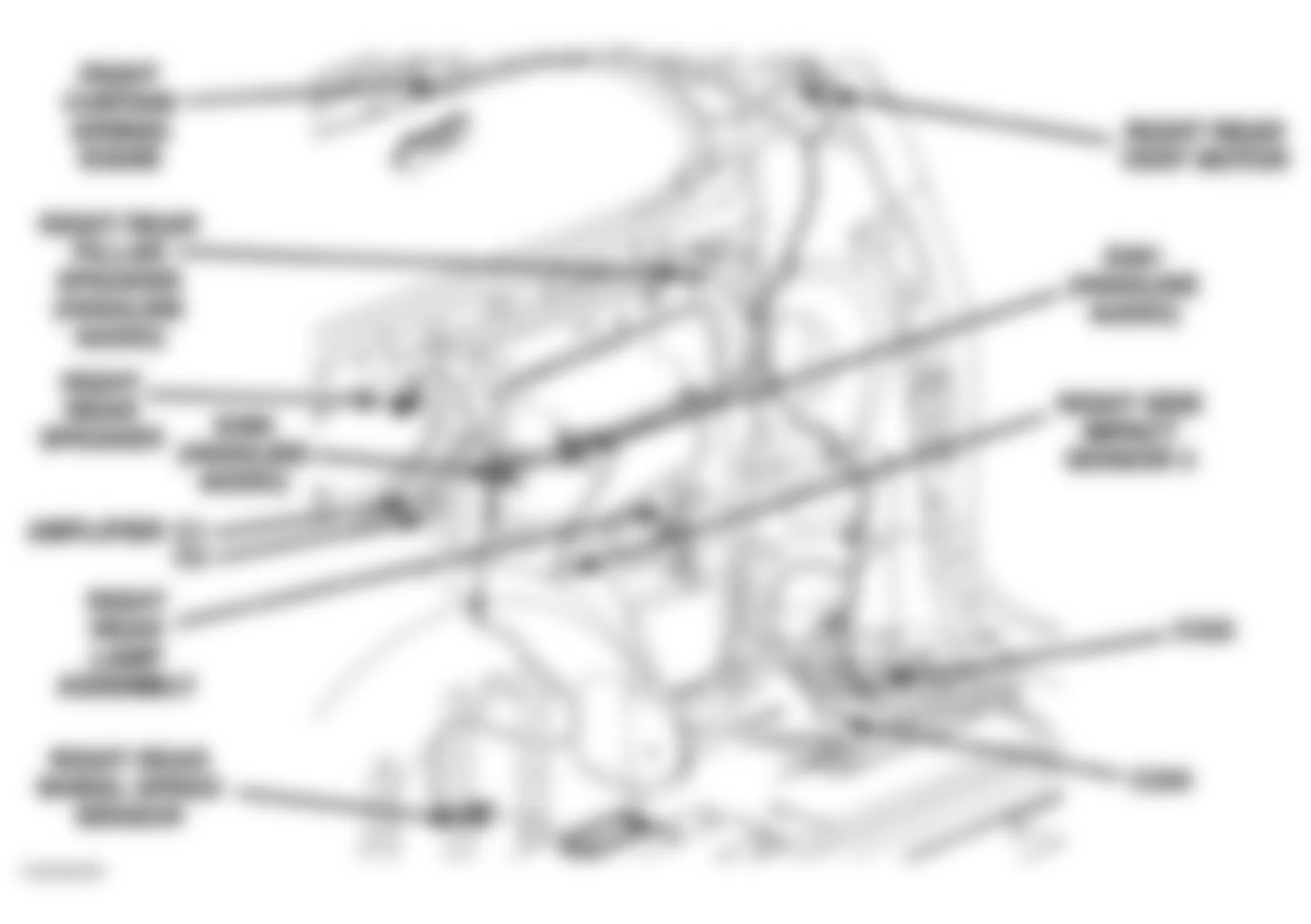 Dodge Caravan SE 2005 - Component Locations -  Right Quarterpanel