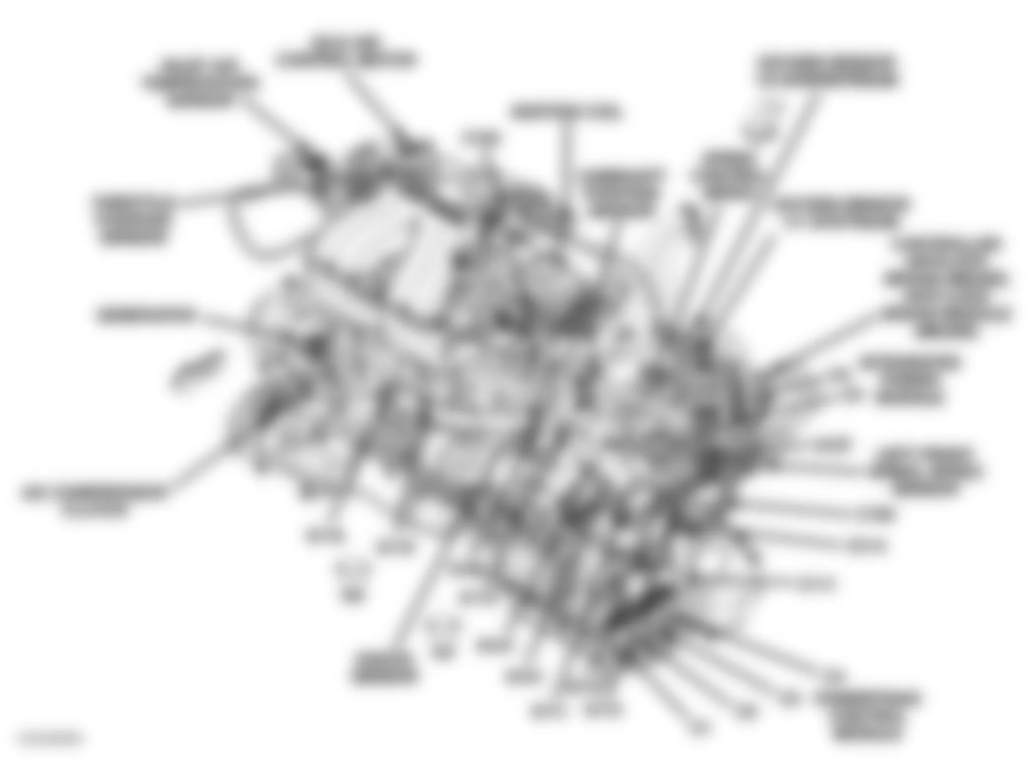 Dodge Caravan SXT 2005 - Component Locations -  Left Side Of Engine (2.4L)